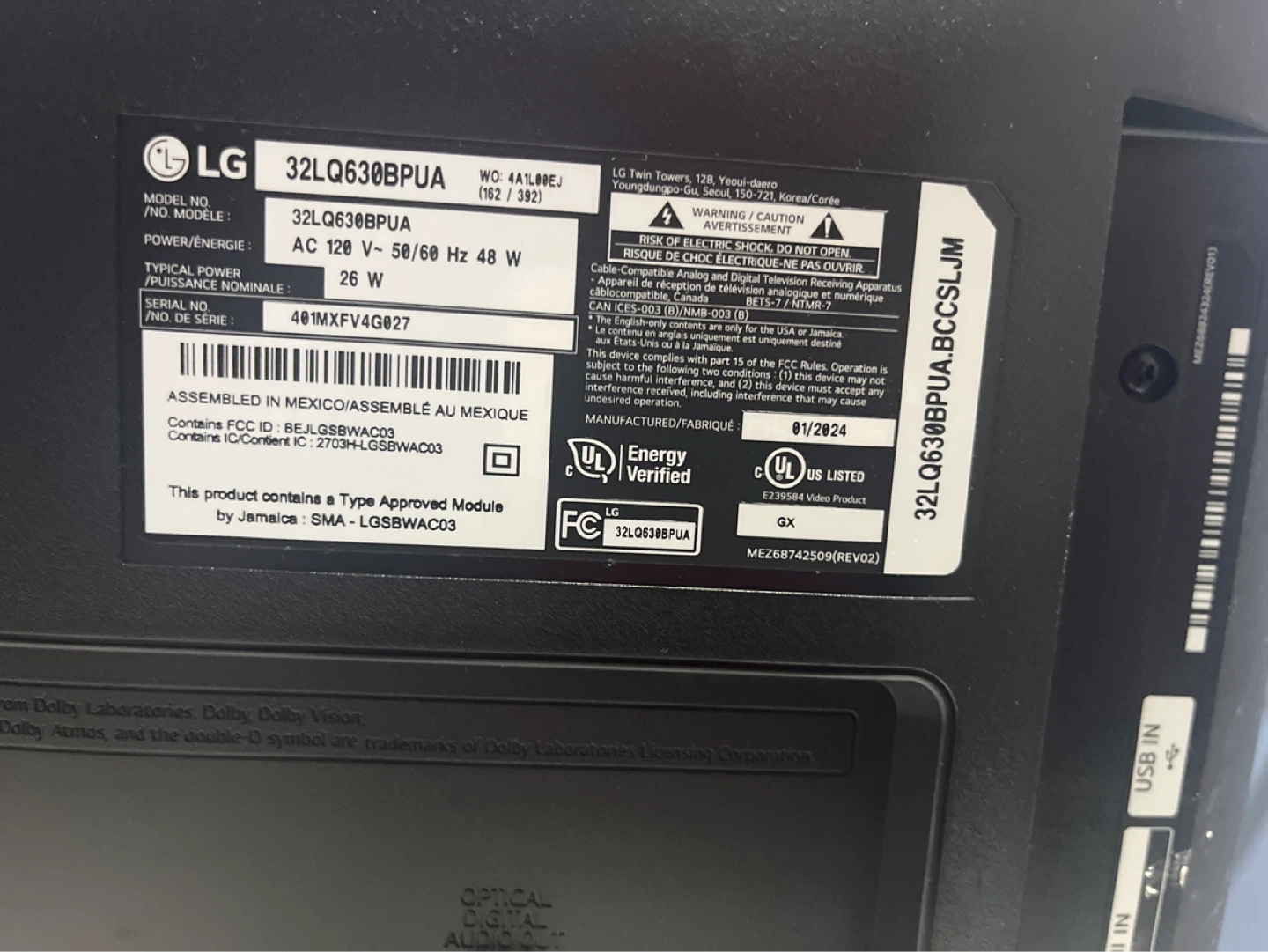 LG 32" Smart TV 32LQ630BPUA - photo 3