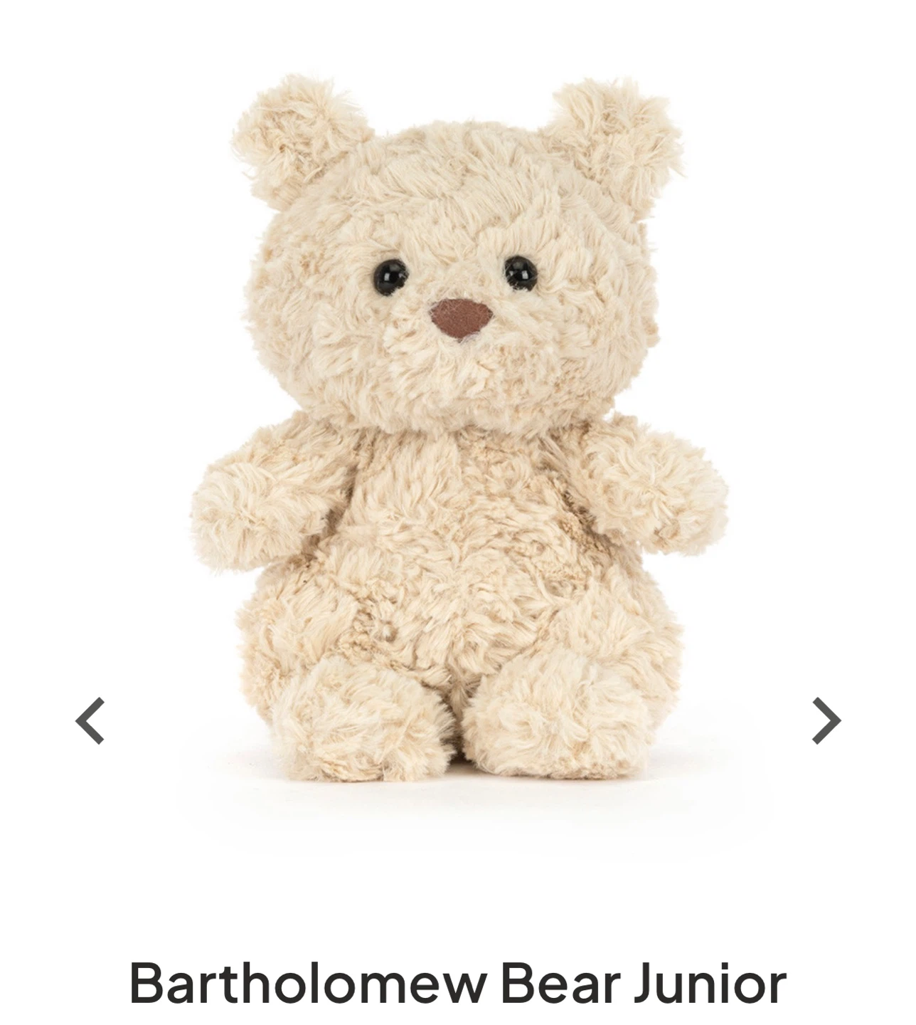 Jellycat Bartholomew Bear Junior Plush Toy - photo 2