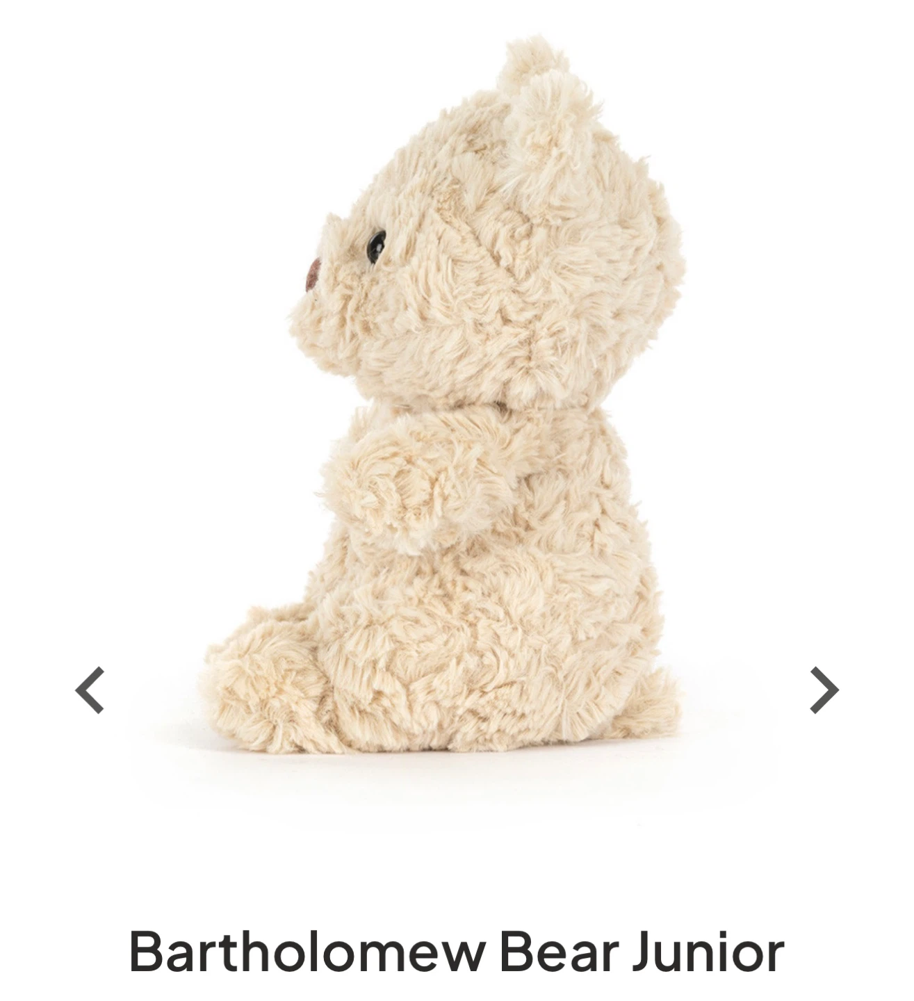 Jellycat Bartholomew Bear Junior Plush Toy - photo 4