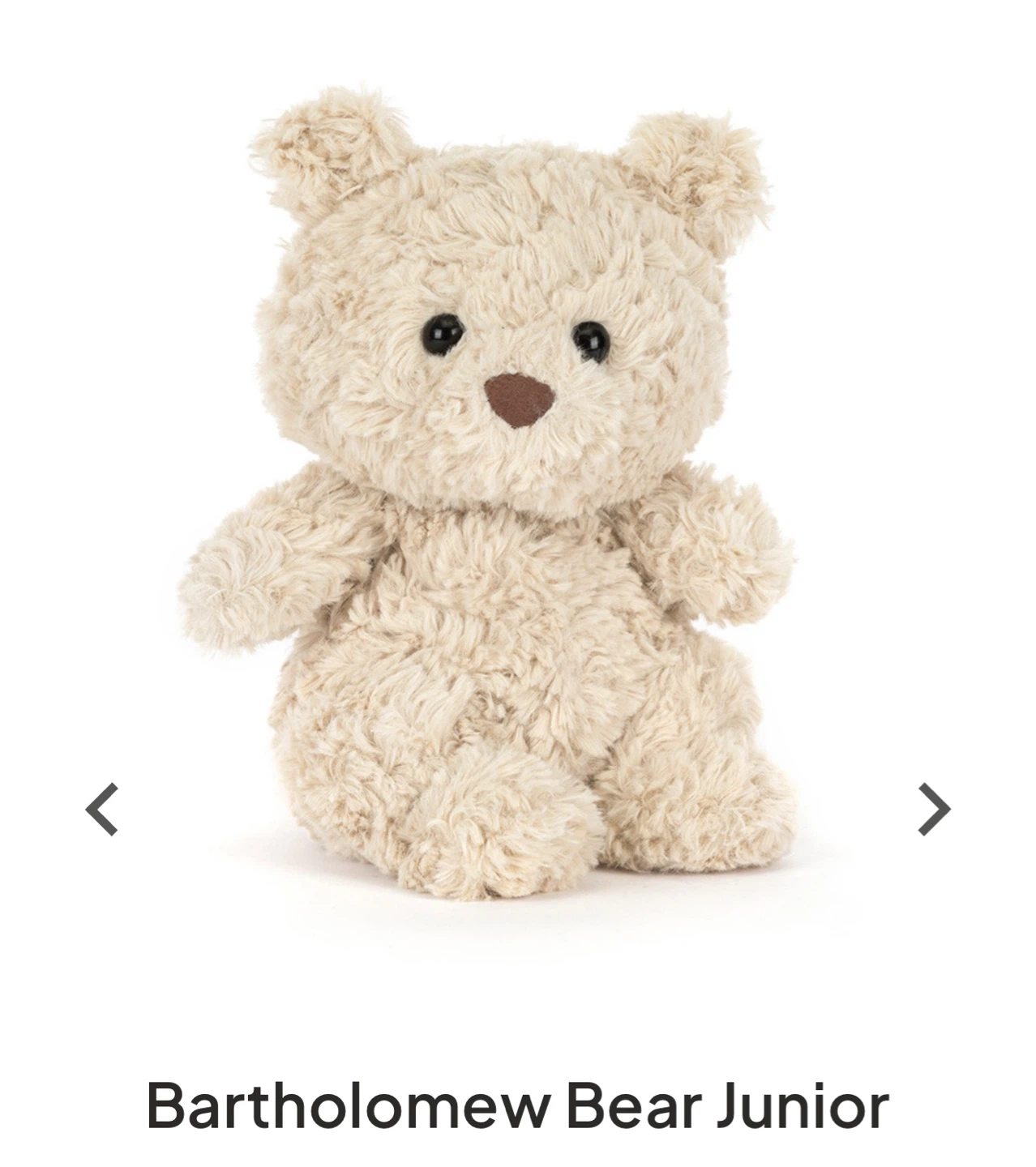 Jellycat Bartholomew Bear Junior Plush Toy - photo 3
