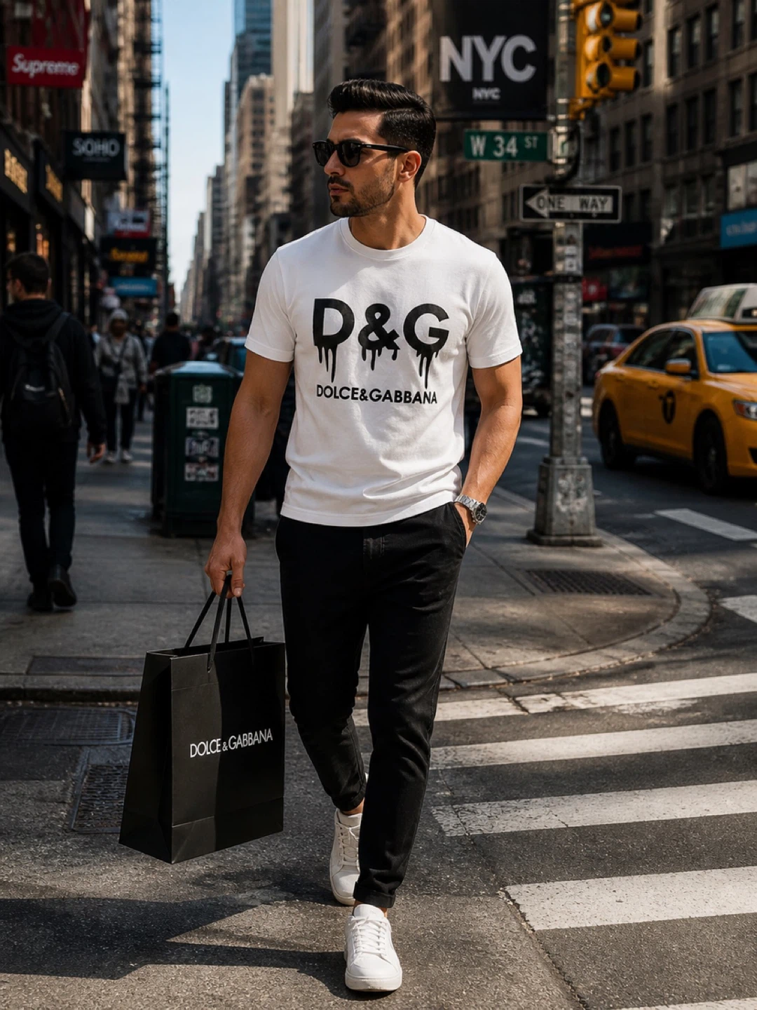Dolce & Gabbana Drip Logo T-Shirt - photo 3