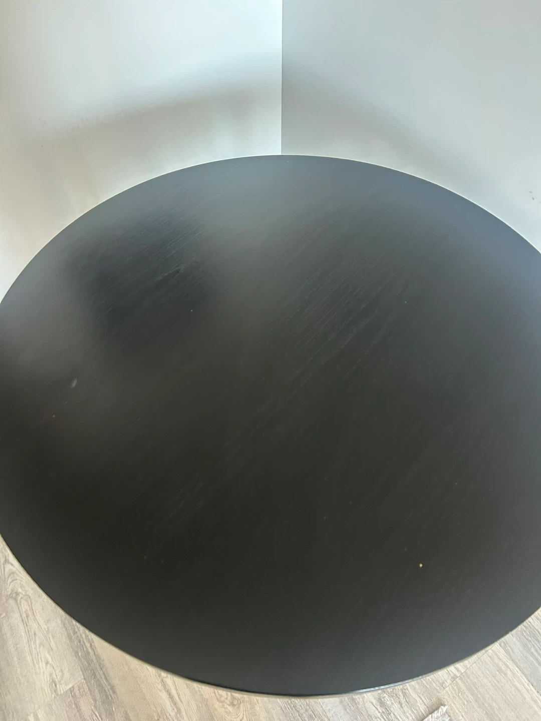 Keener All Wood Round Dining Table Black - Threshold - photo 3