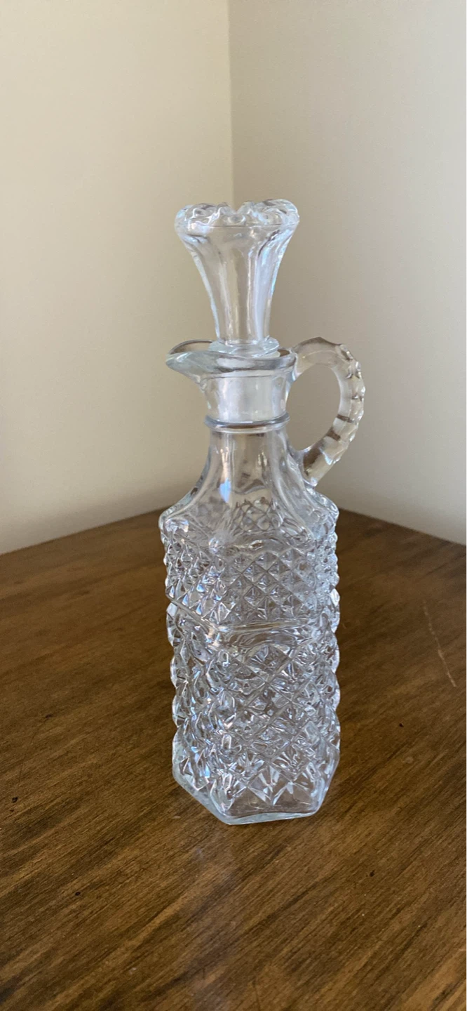 Pressed Glass Cruet