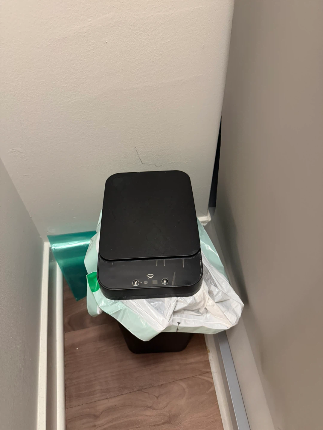 Motion sensing Bluetooth trash cans x2