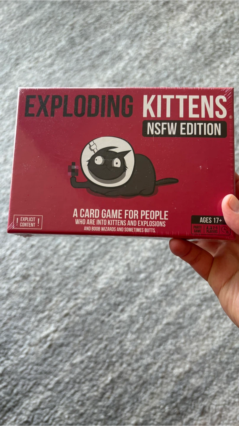 Exploding Kittens NSFW Edition Card Game