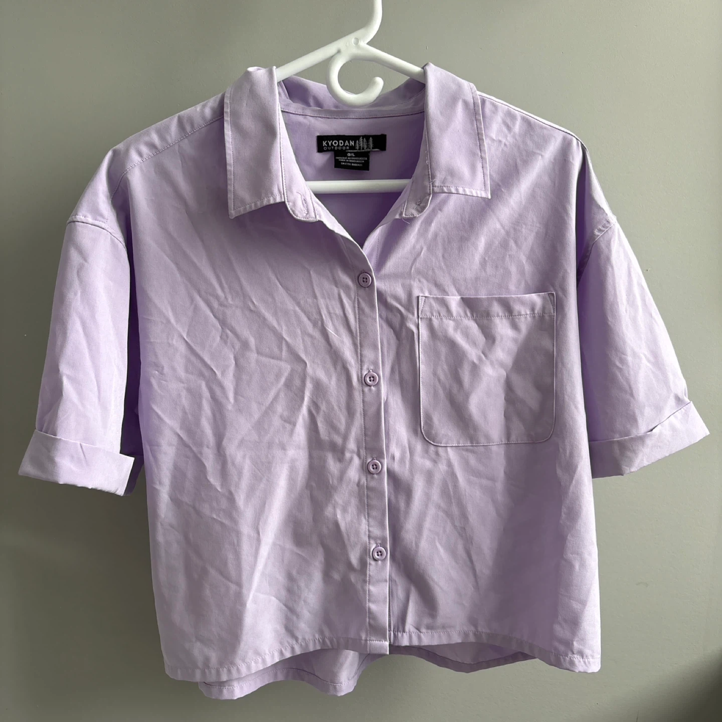Kyodan Outdoor Lavender Button-Up Shirt