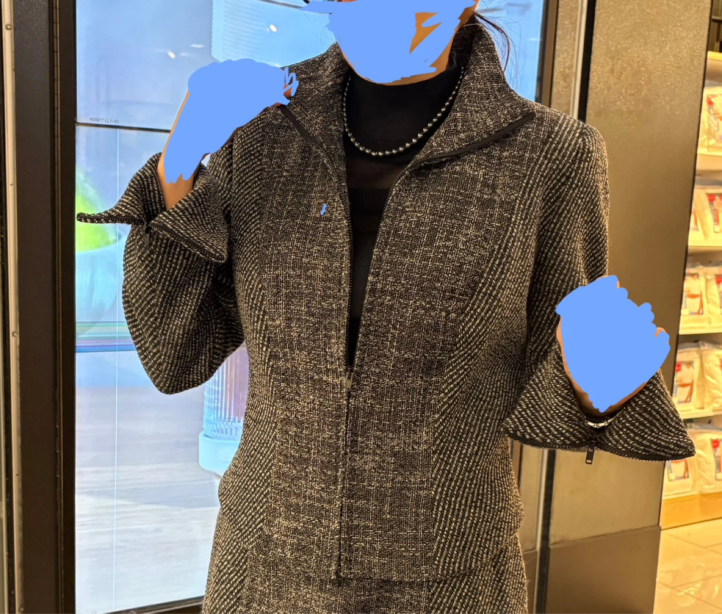 Women's Tweed Skirt and Jacket Set - photo 4