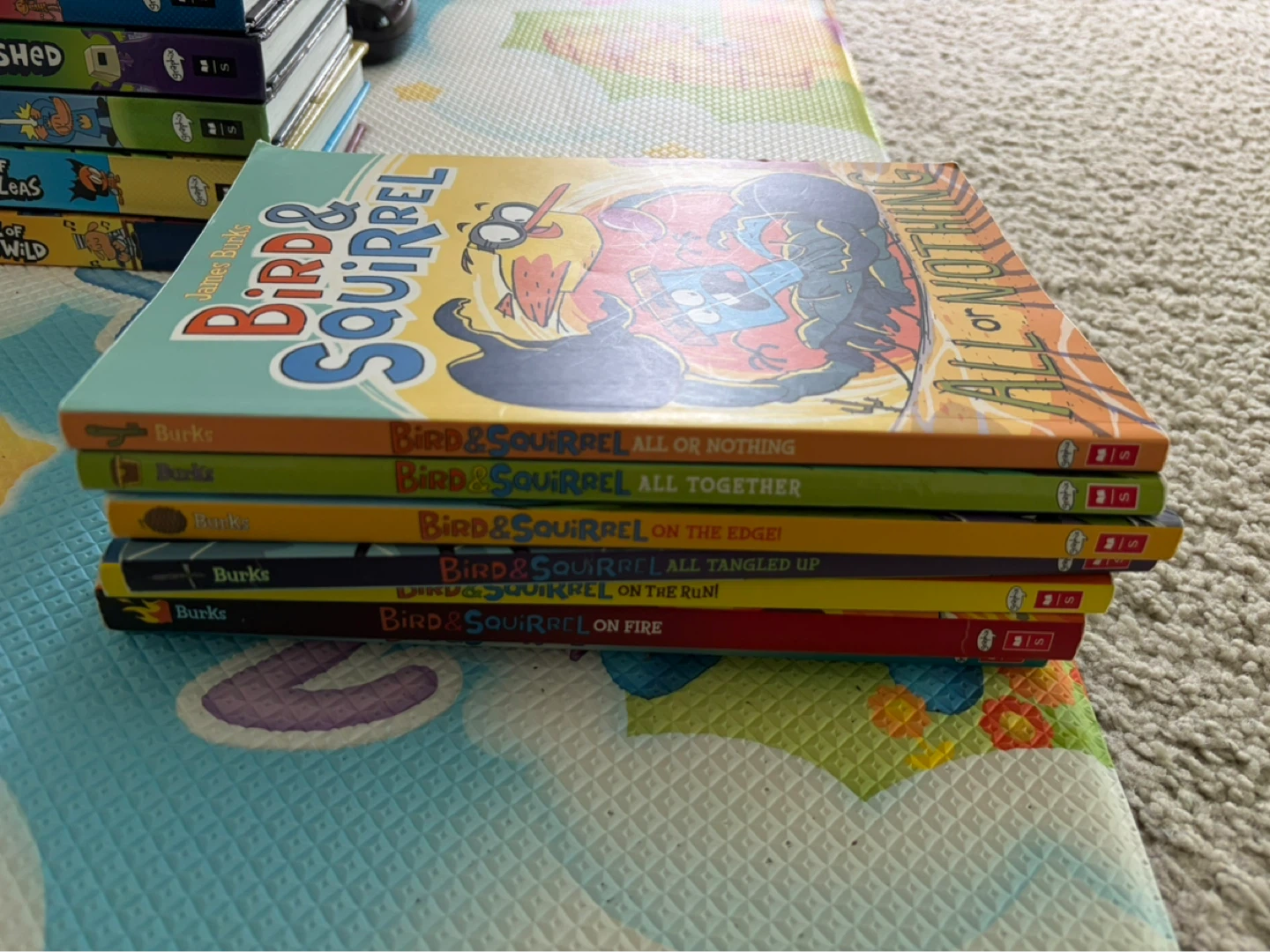 Dog Man & Bird & Squirrel Book Lot