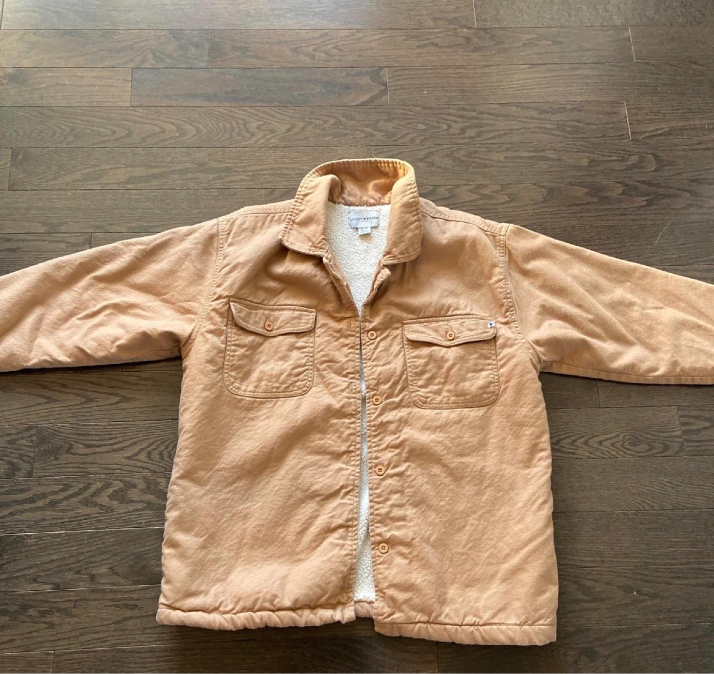 Lucky Brand Sherpa Lined Trucker Jacket - M