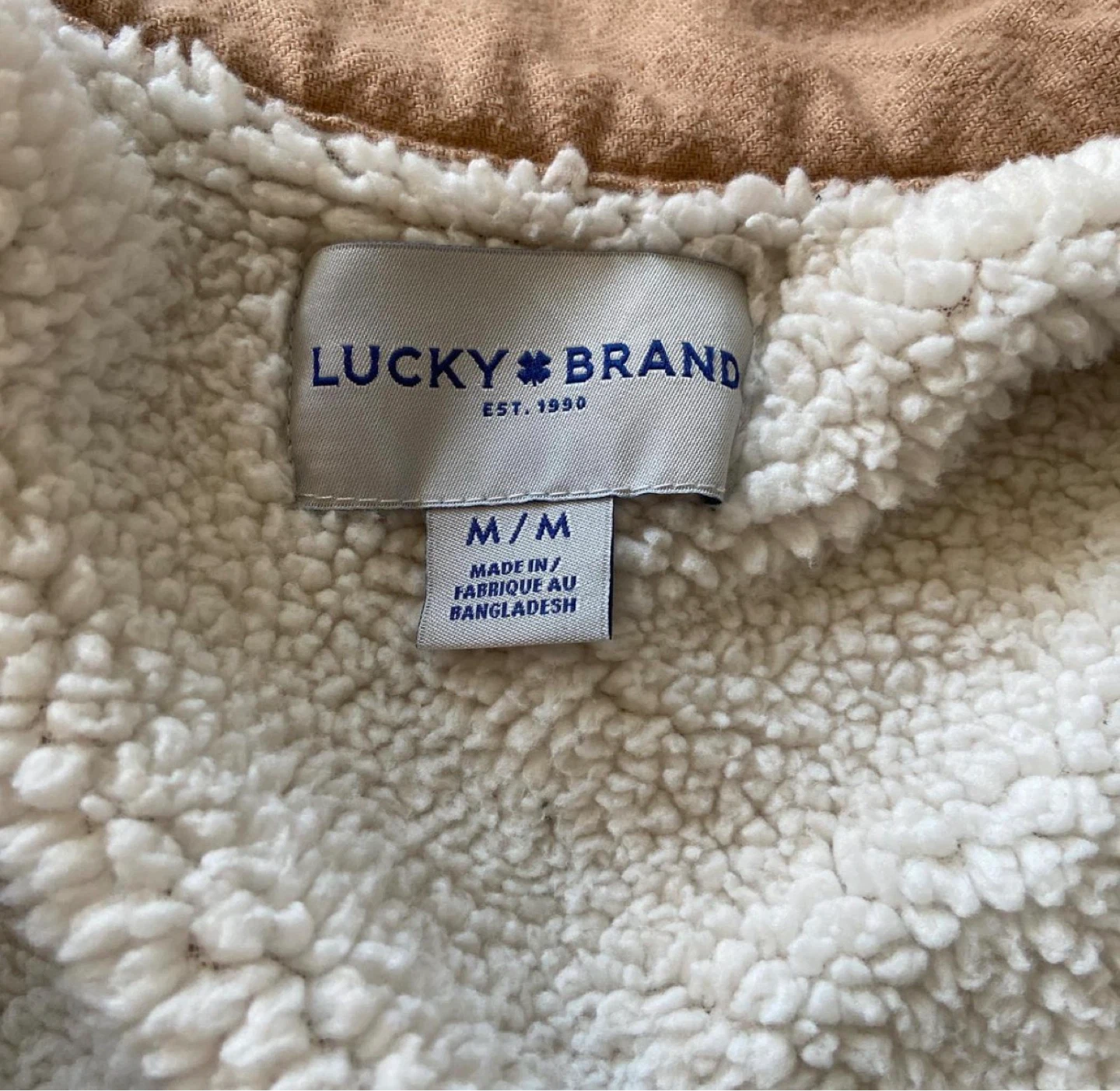 Lucky Brand Sherpa Lined Trucker Jacket - M - photo 4