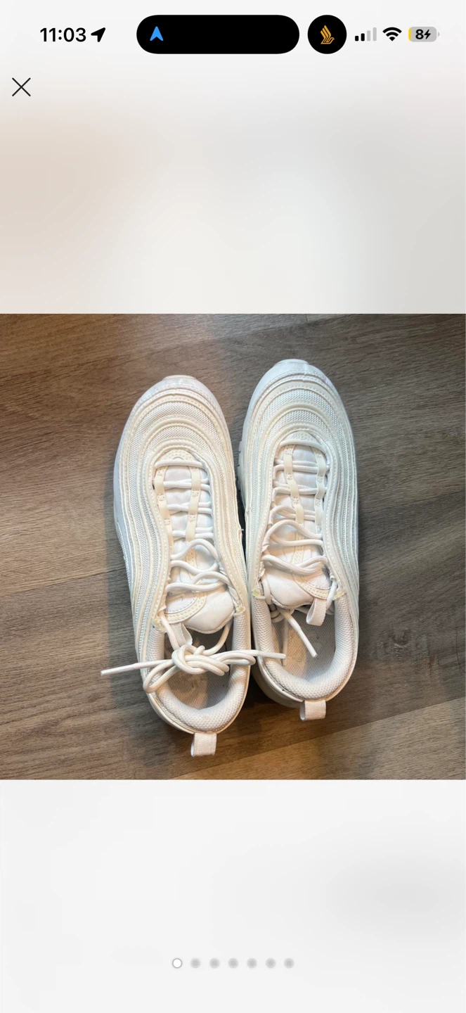 Nike Air Max 97 White Sneakers - photo 2