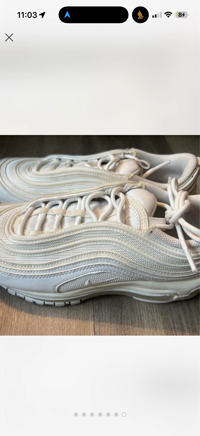 Nike Air Max 97 White Sneakers - photo 3