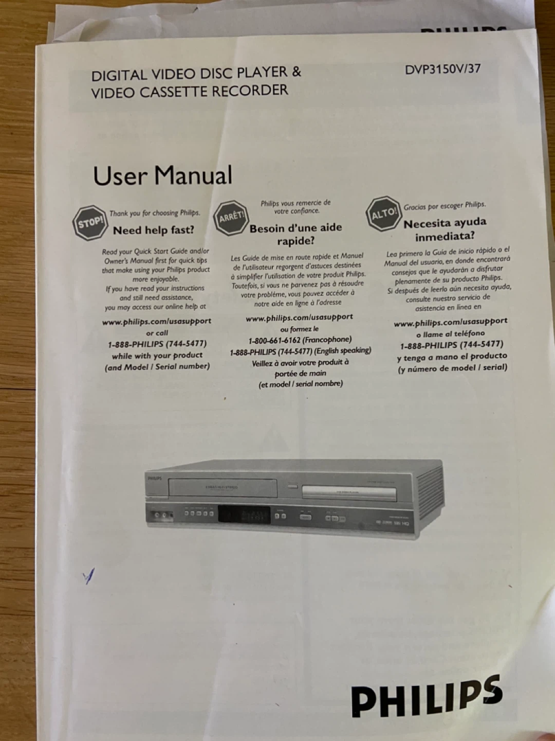 VCR AND DVD COMBINATION PLAYER - photo 2