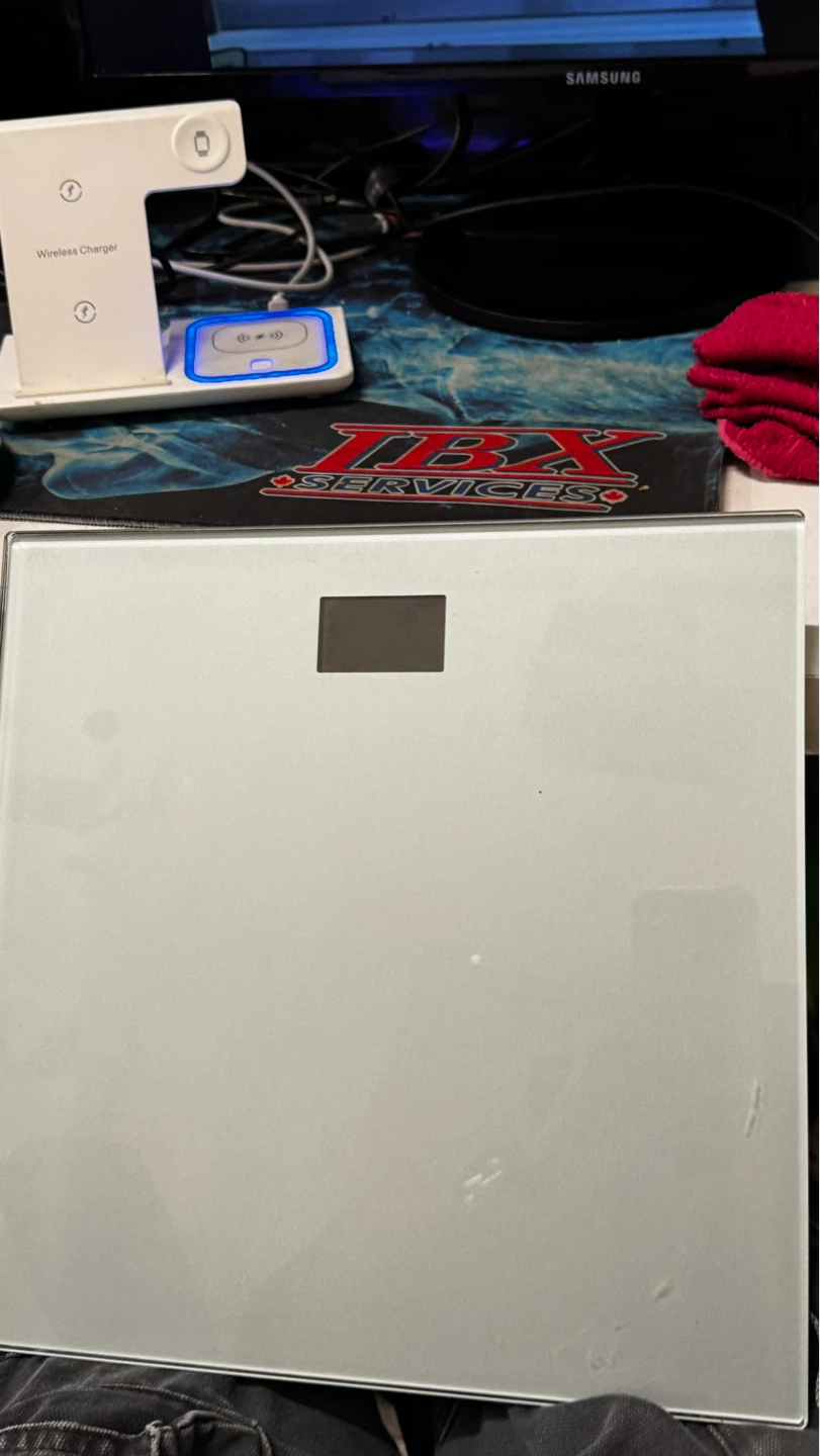 White Glass Digital Body Scale - photo 3