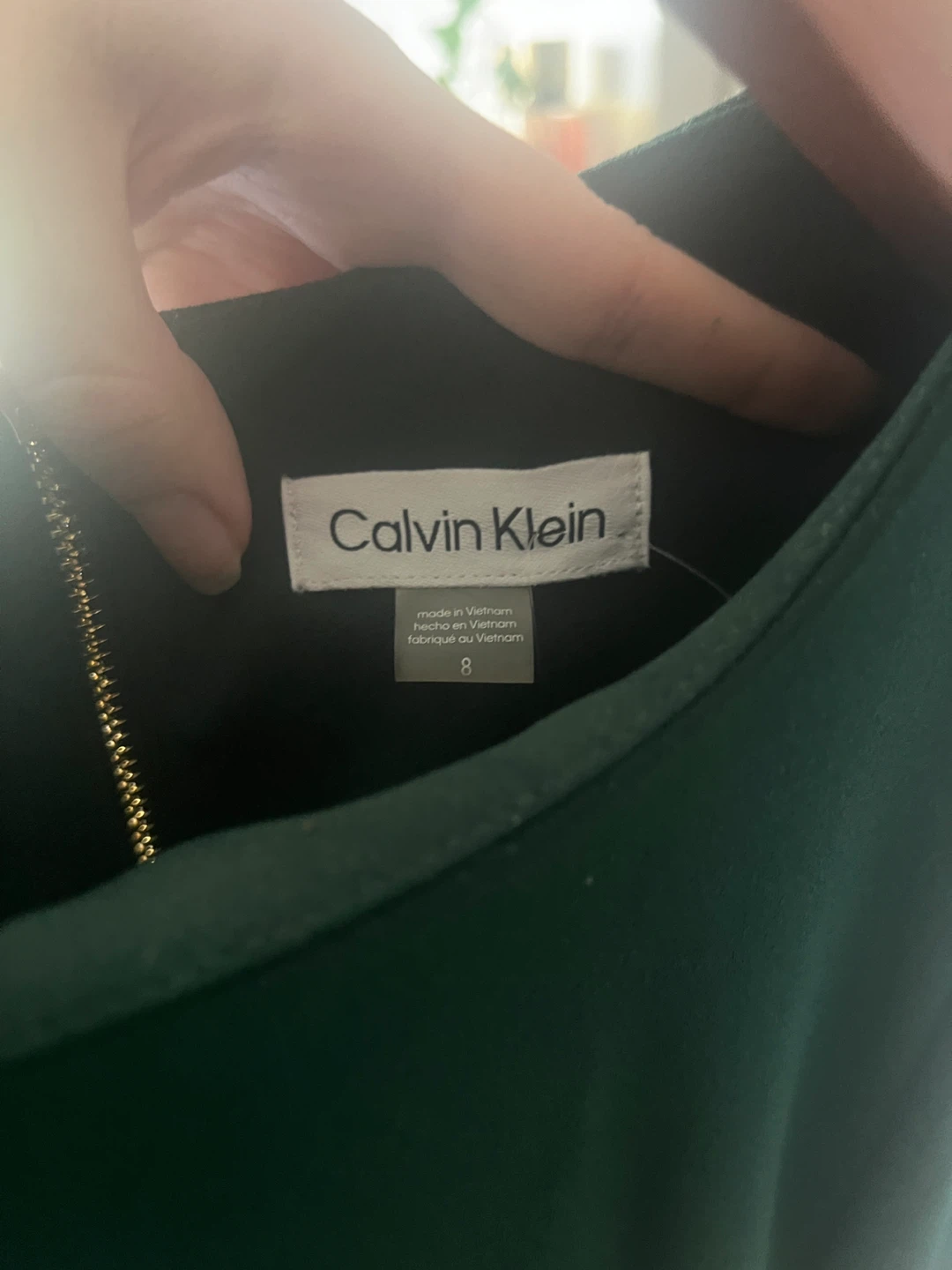 Calvin Klein Women's Green Dress Size 8 - photo 3