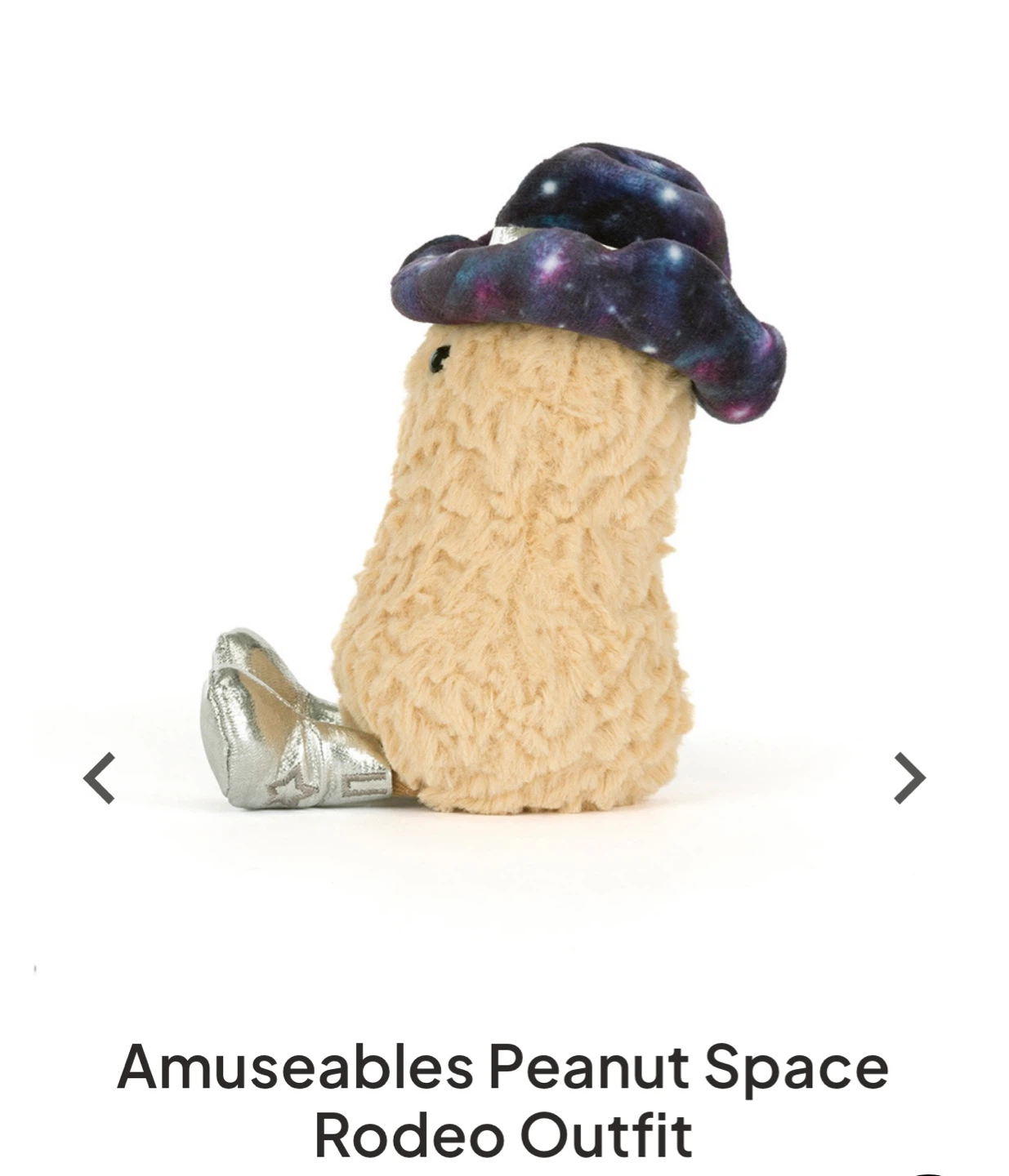 Jellycat Amuseables Peanut Space Rodeo Outfit Plush - photo 4