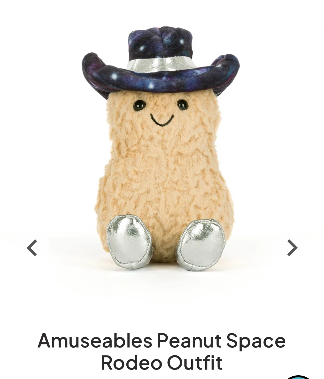 Jellycat Amuseables Peanut Space Rodeo Outfit Plush - photo 2