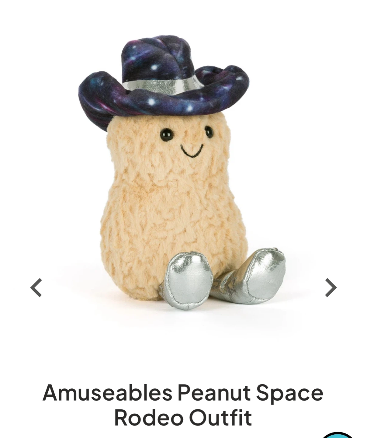 Jellycat Amuseables Peanut Space Rodeo Outfit Plush - photo 3