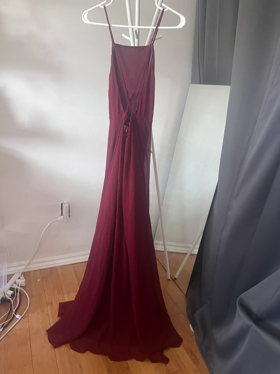 Lulus burgundy maxi dress XS - photo 2