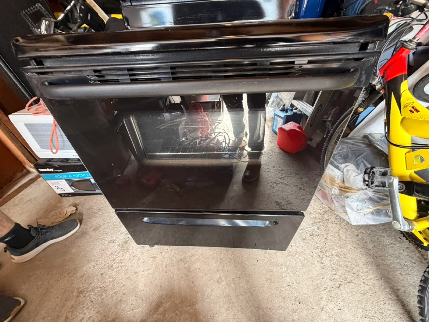 Black Gas Range Oven - photo 4