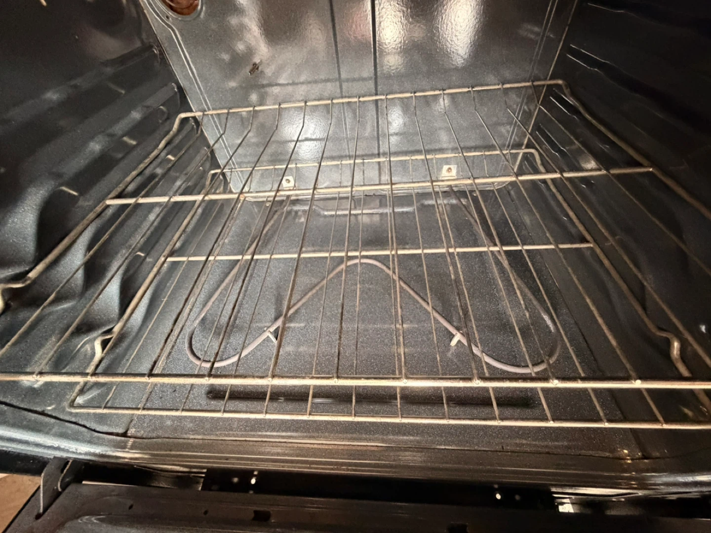 Black Gas Range Oven