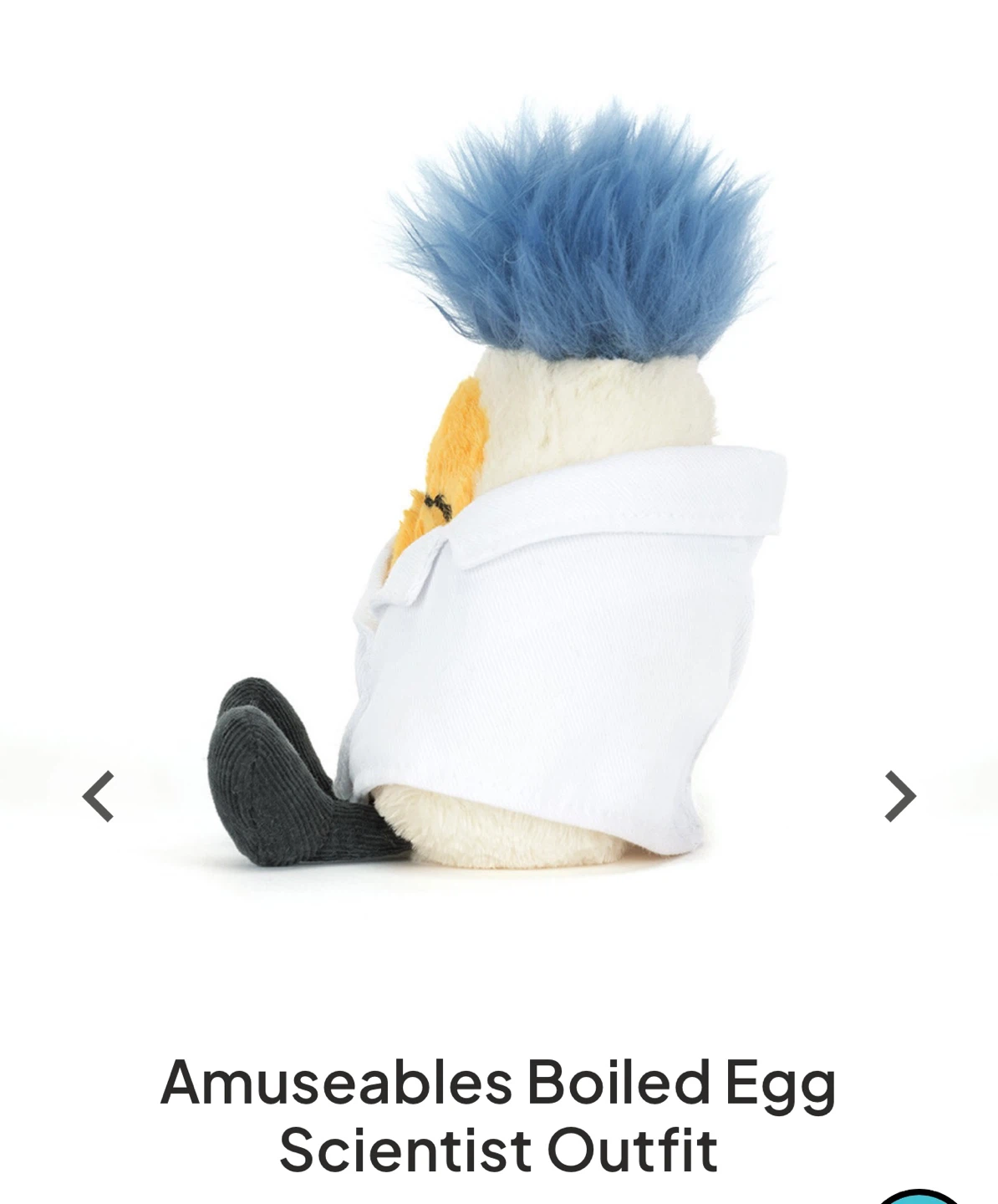 Jellycat Amuseables Boiled Egg Scientist Plush Toy - photo 4