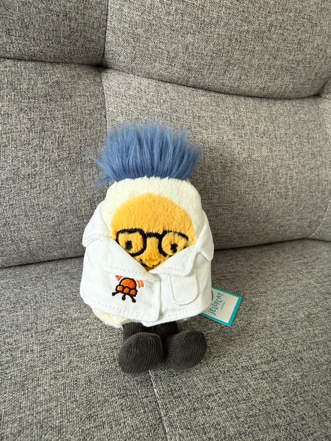 Jellycat Amuseables Boiled Egg Scientist Plush Toy