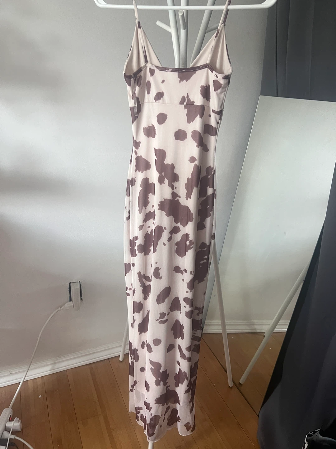See You Monday Cow Print Slip Dress - photo 2