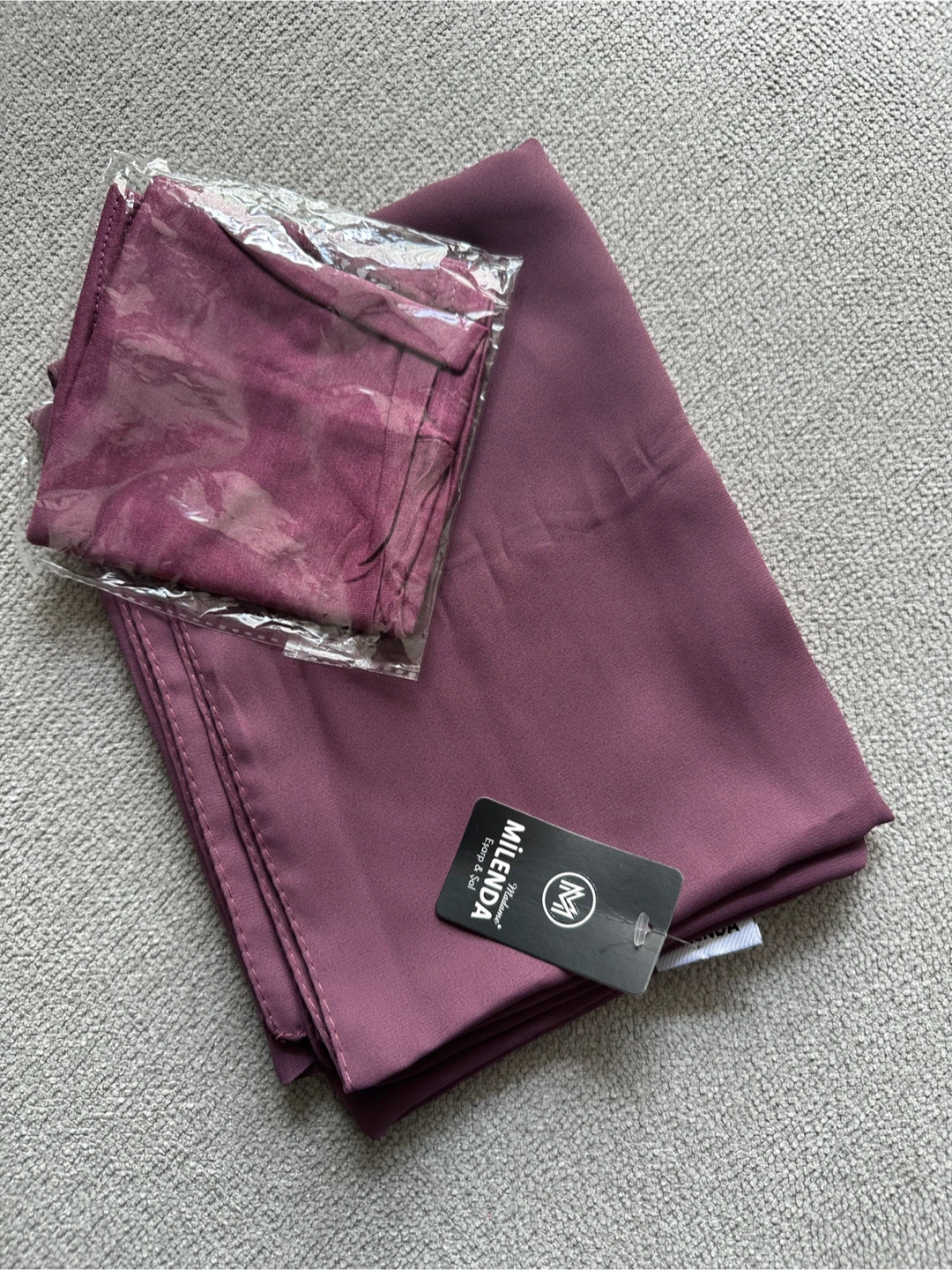 Premium Turkish Chiffon Scarf with Matching undercap