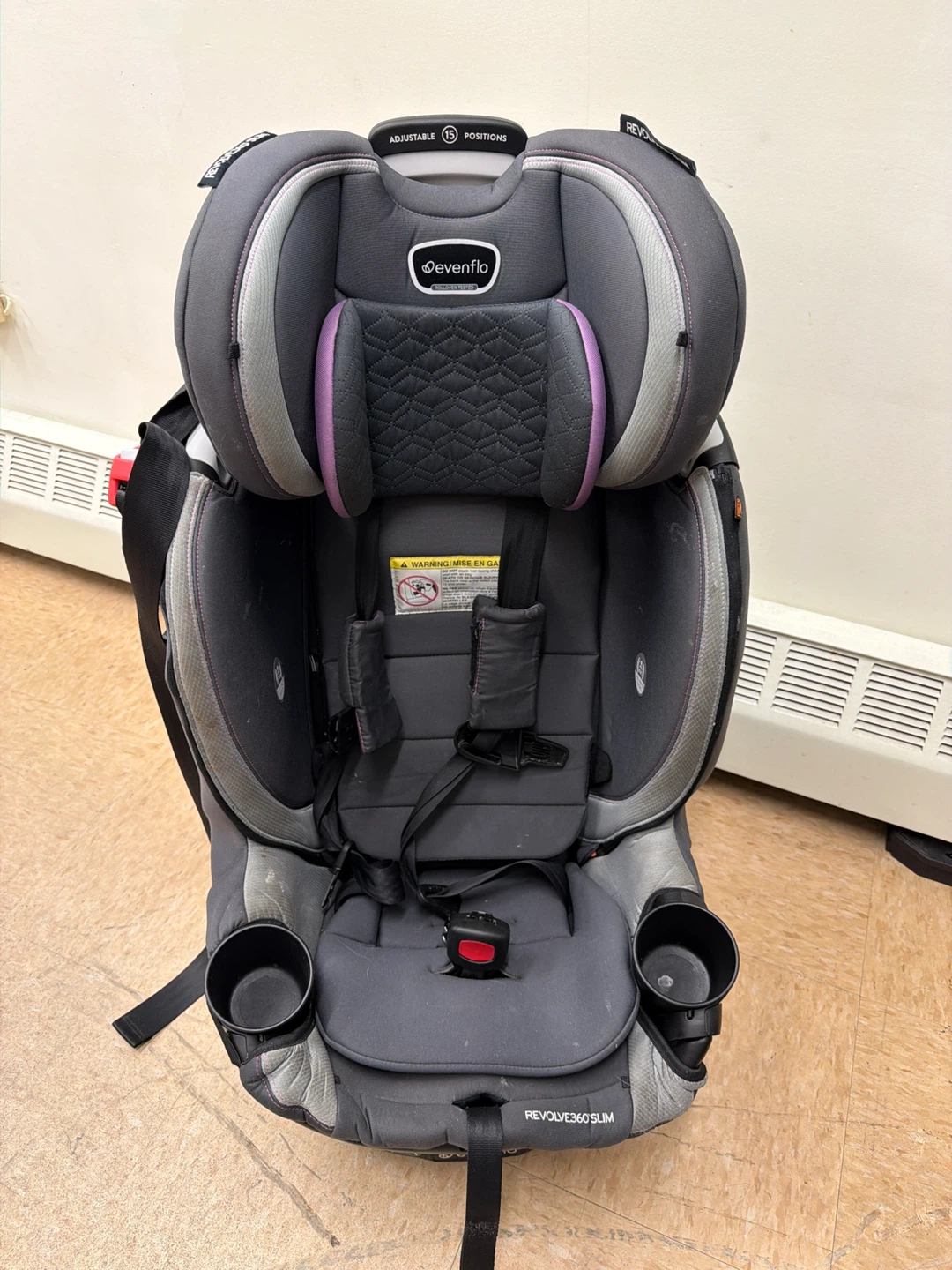Graco REVOLVE360 SLIM Car Seat - Gray/Purple
