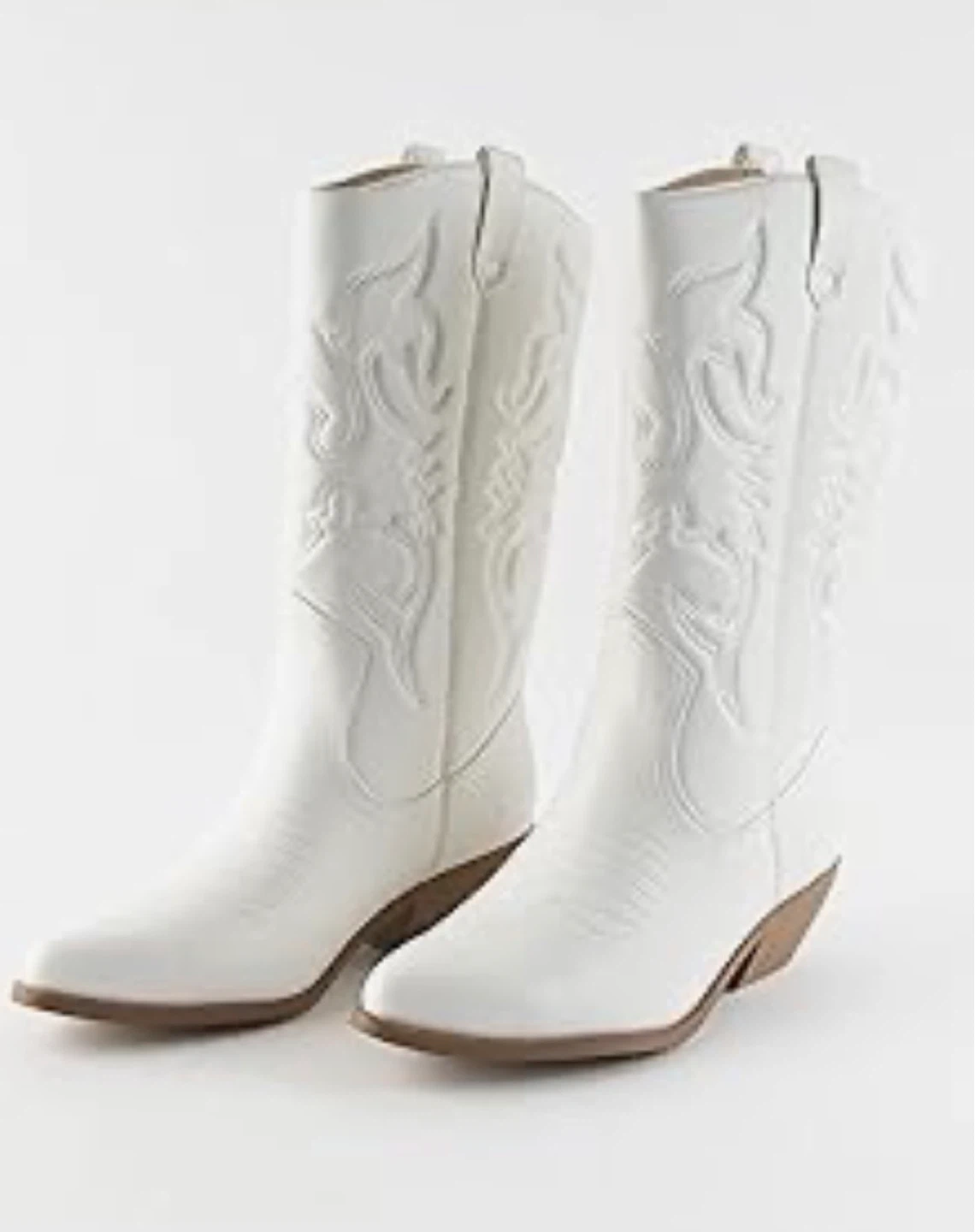 White Cowboy Boots - Size 7.5 - New ✨
