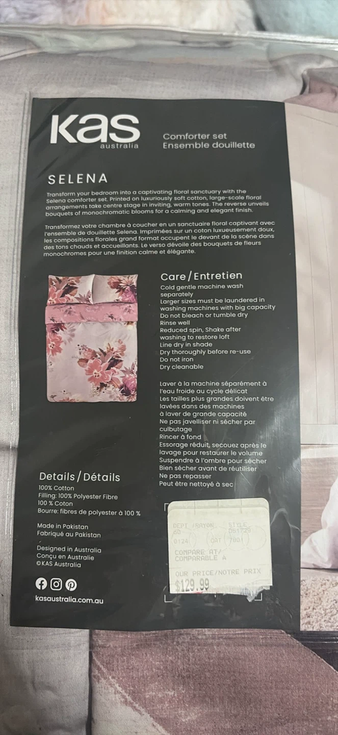 KAS Australia Selena Comforter Set Queen - photo 3