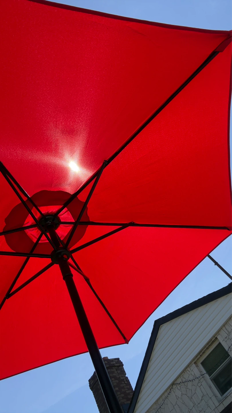 Red Patio Umbrella - photo 2