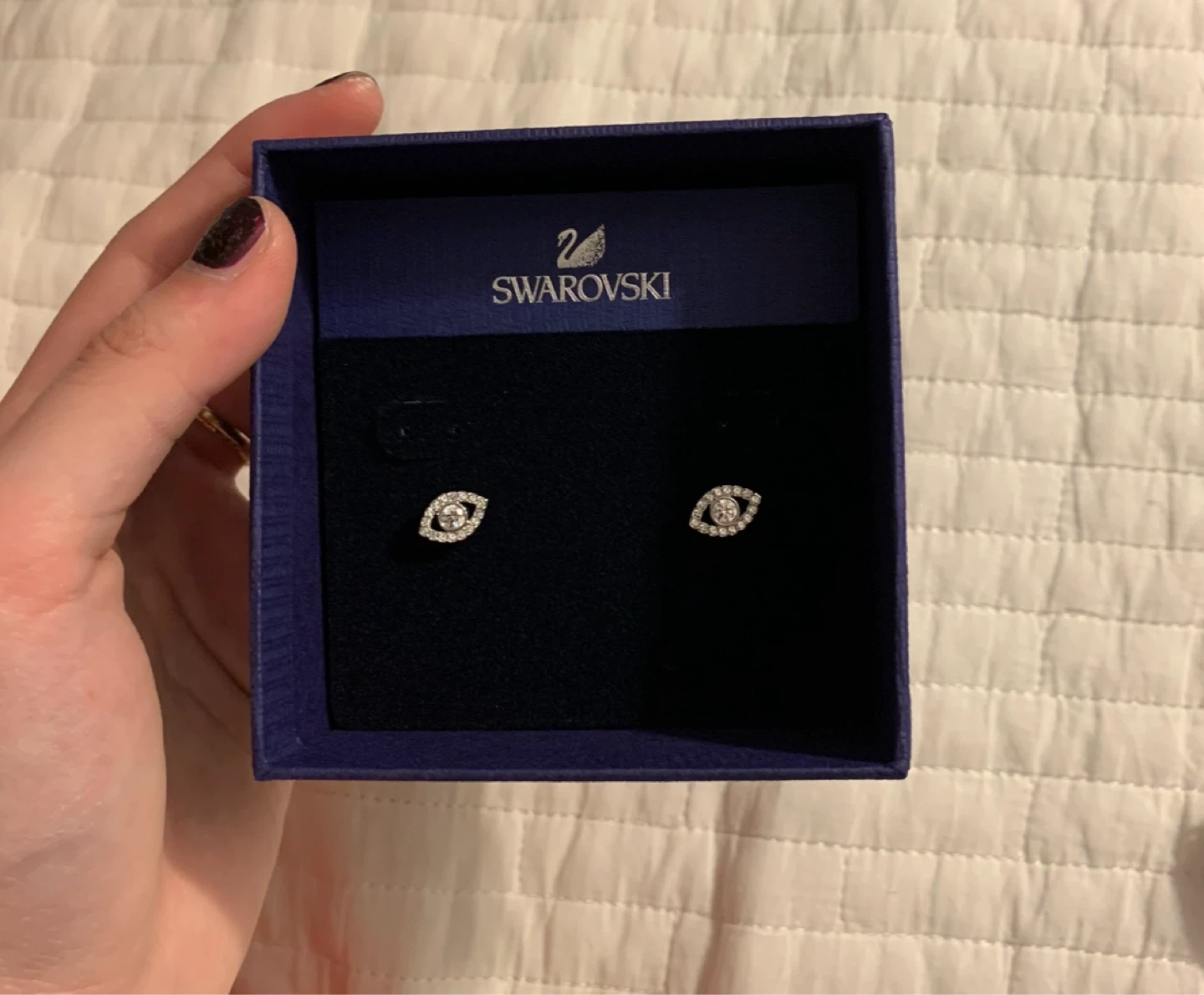 Swarovski Evil Eye Stud Earrings