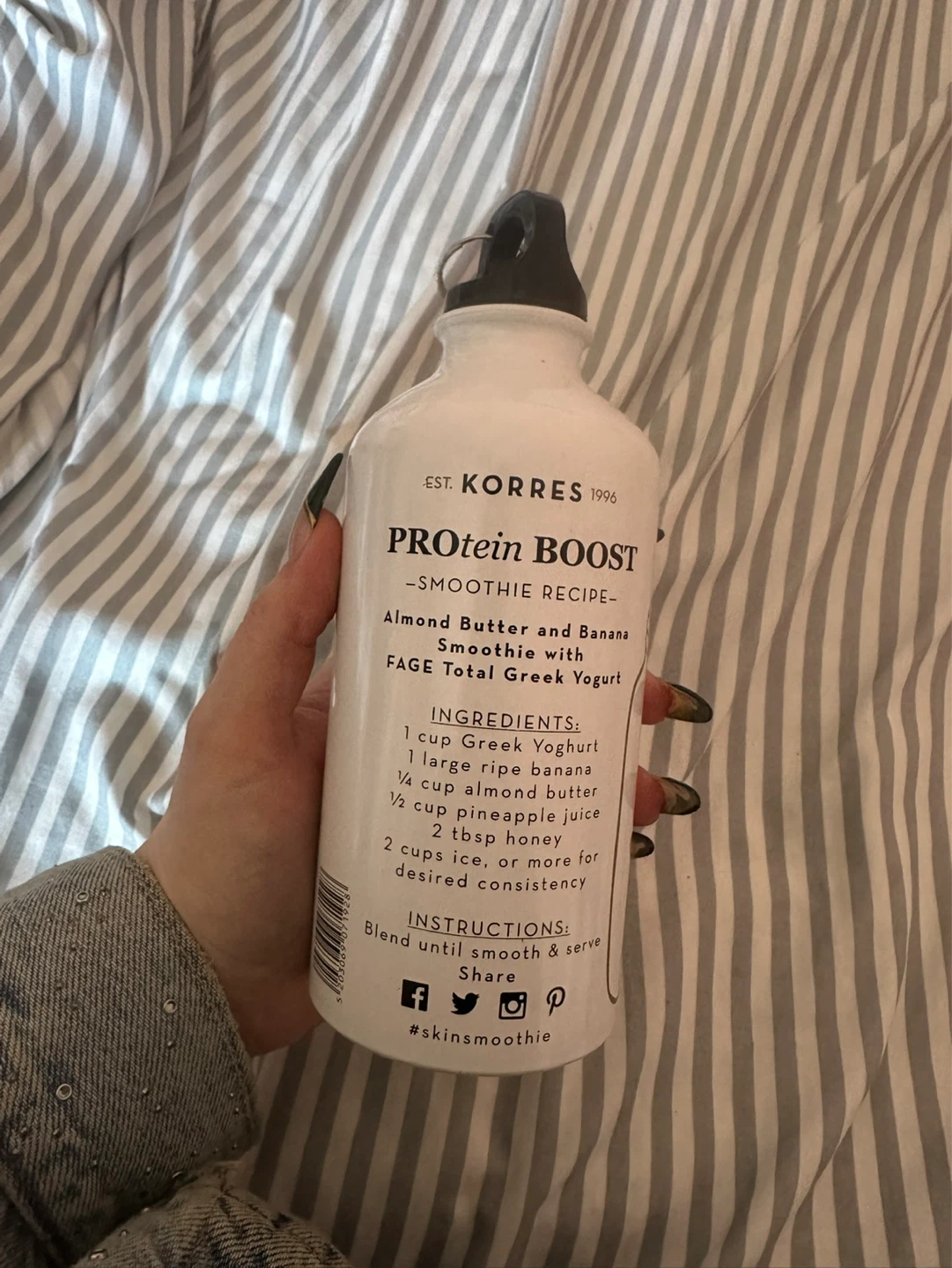 Korres SS Water Bottle