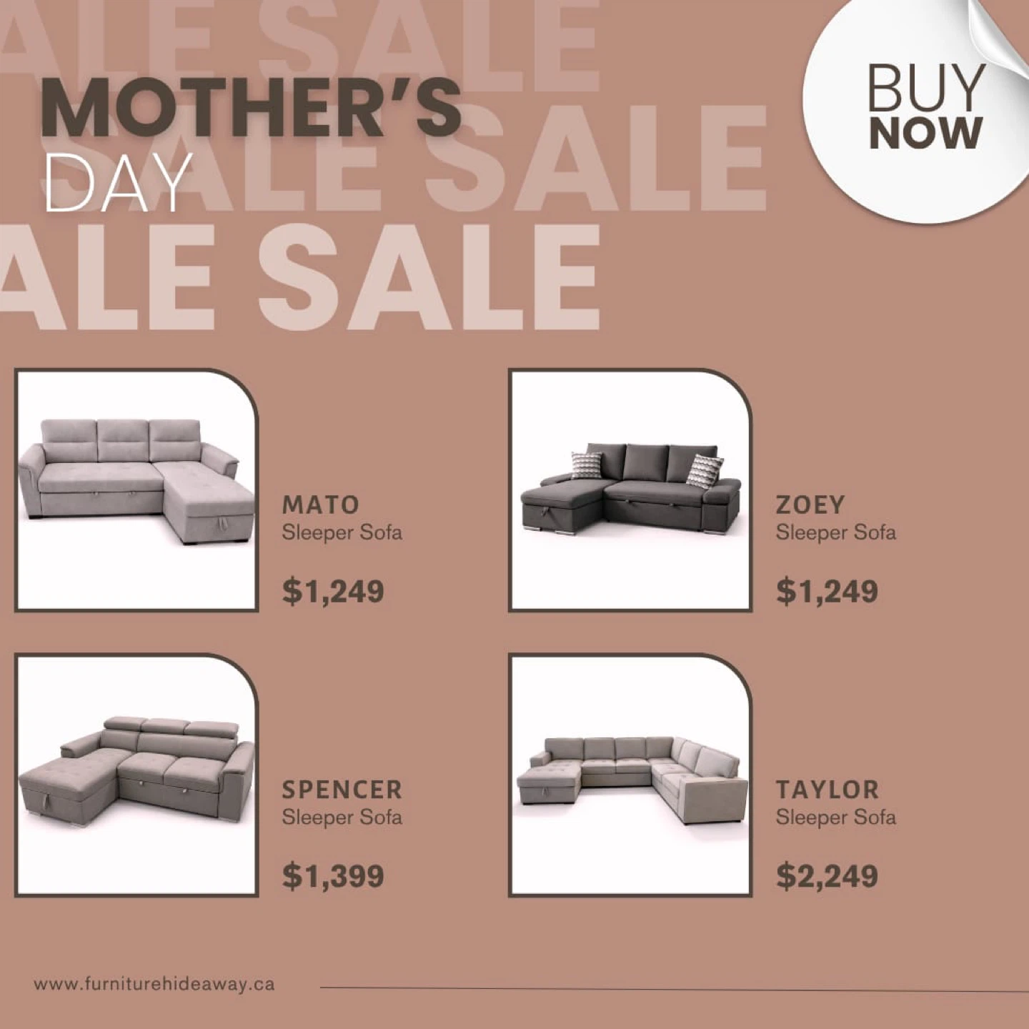 Mother’s Day Sale 💐 Furniture Event