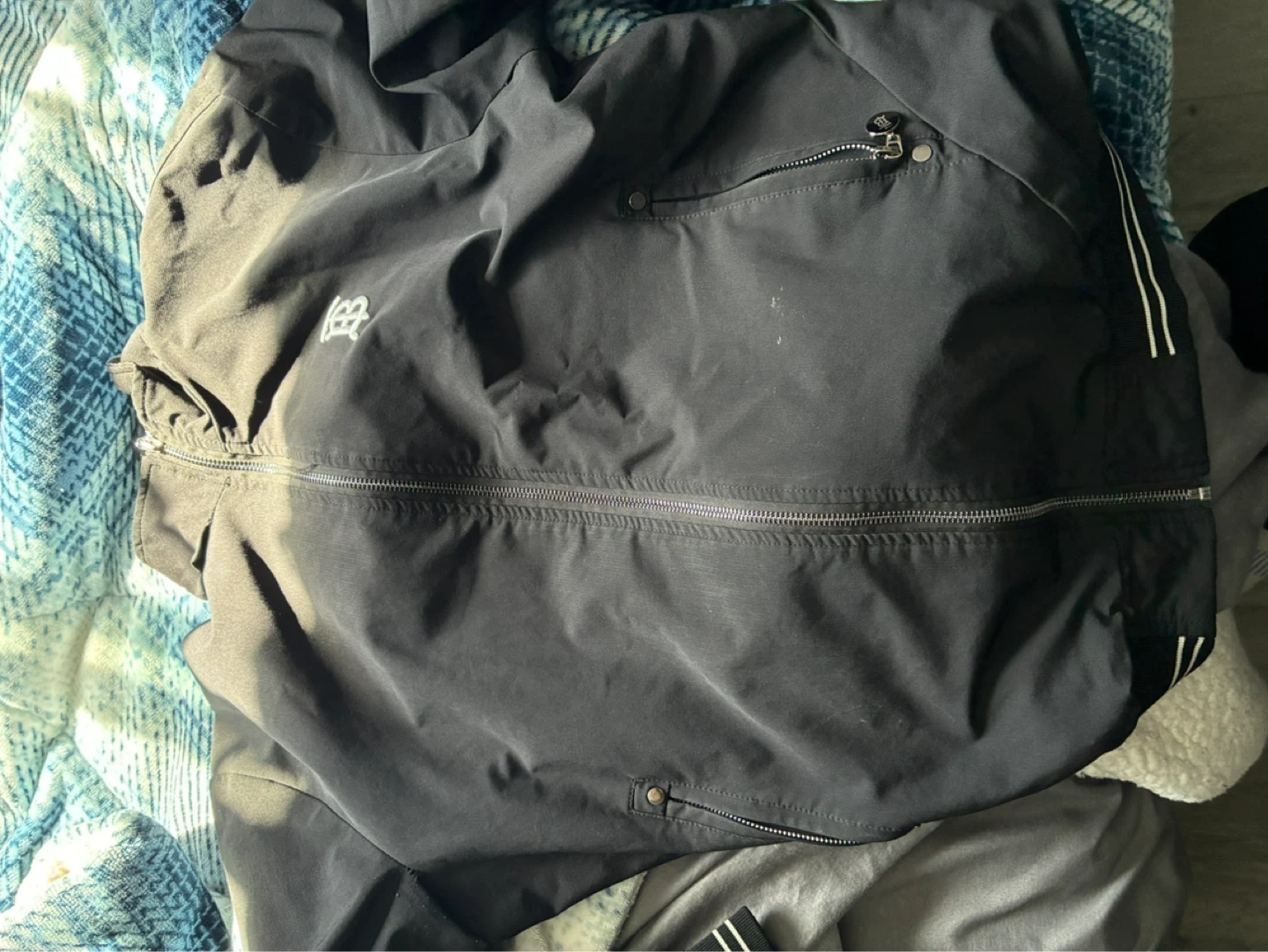Burberry Black Bomber Jacket - photo 3