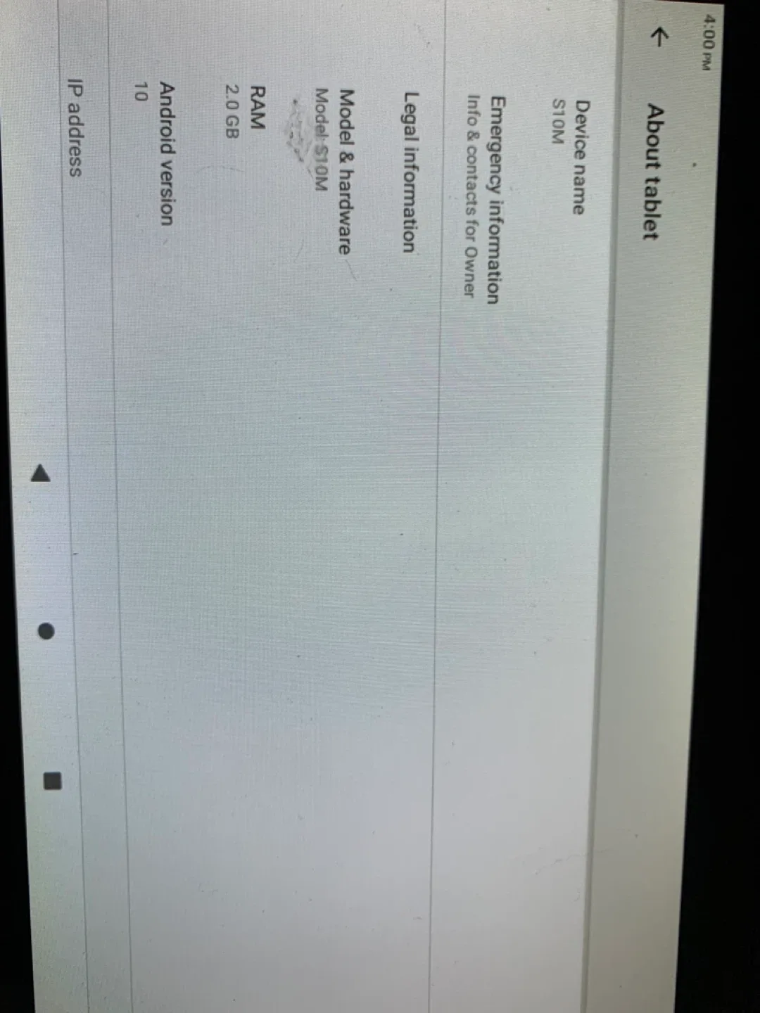 New Dragon Touch S10M Tablet with Blue Case - photo 2