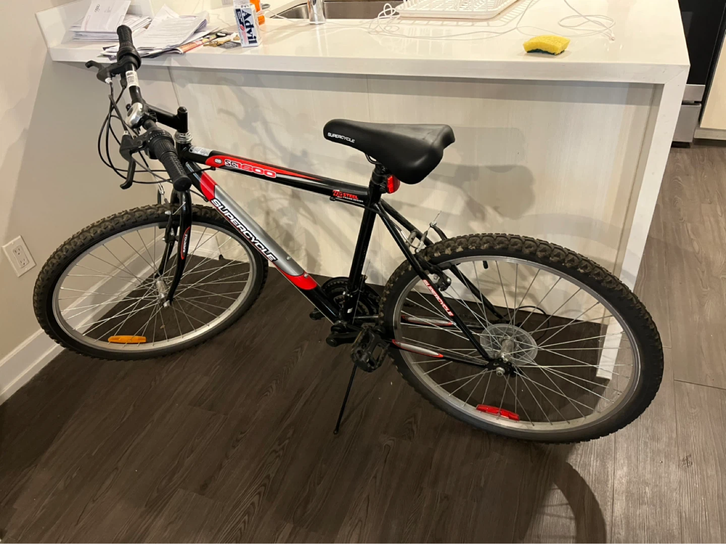 Supercycle SC1800 26” Mountain Bike – Black/Red
