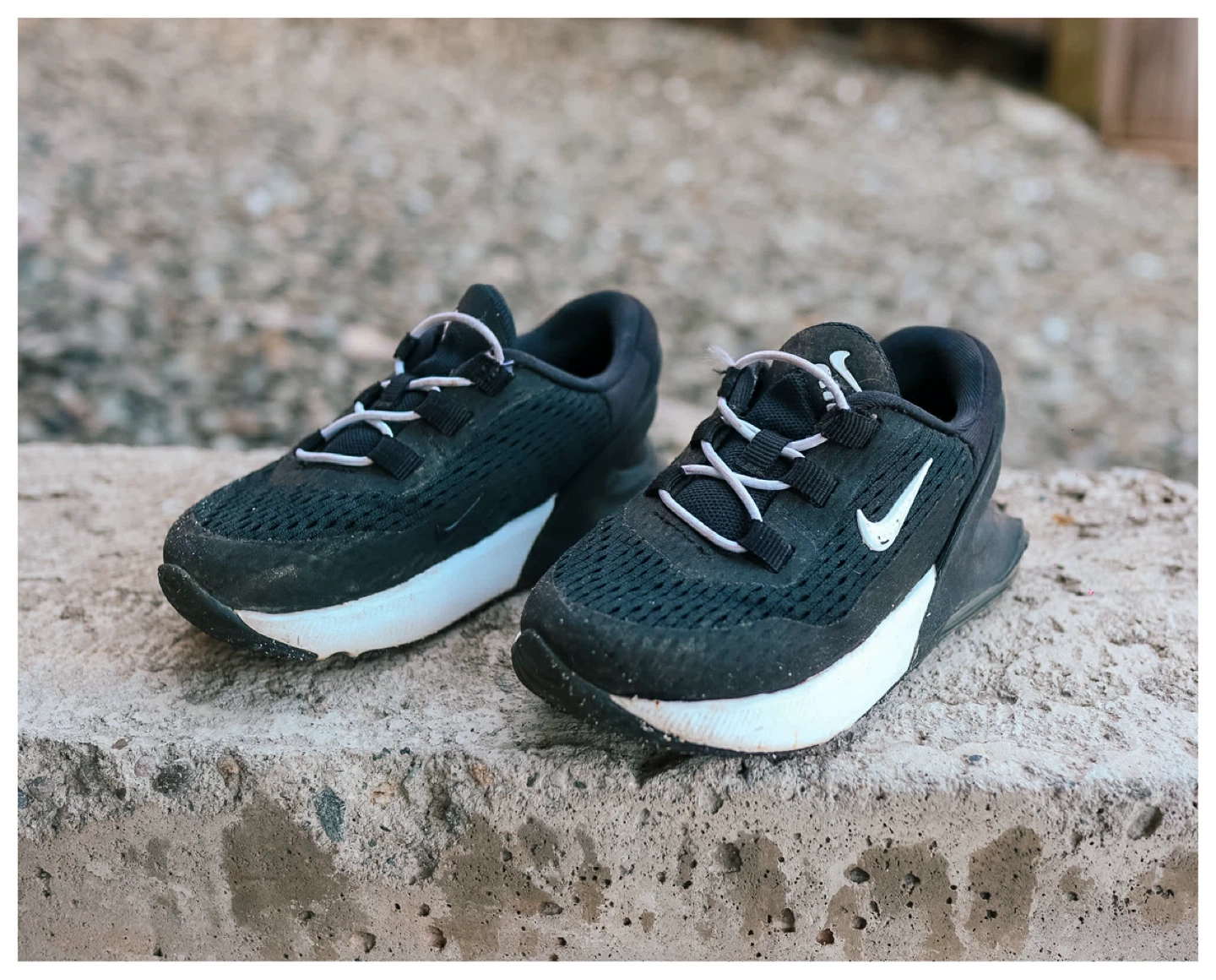 Nike Air Max 270 Kids Shoes Black White US:5.5 - photo 2
