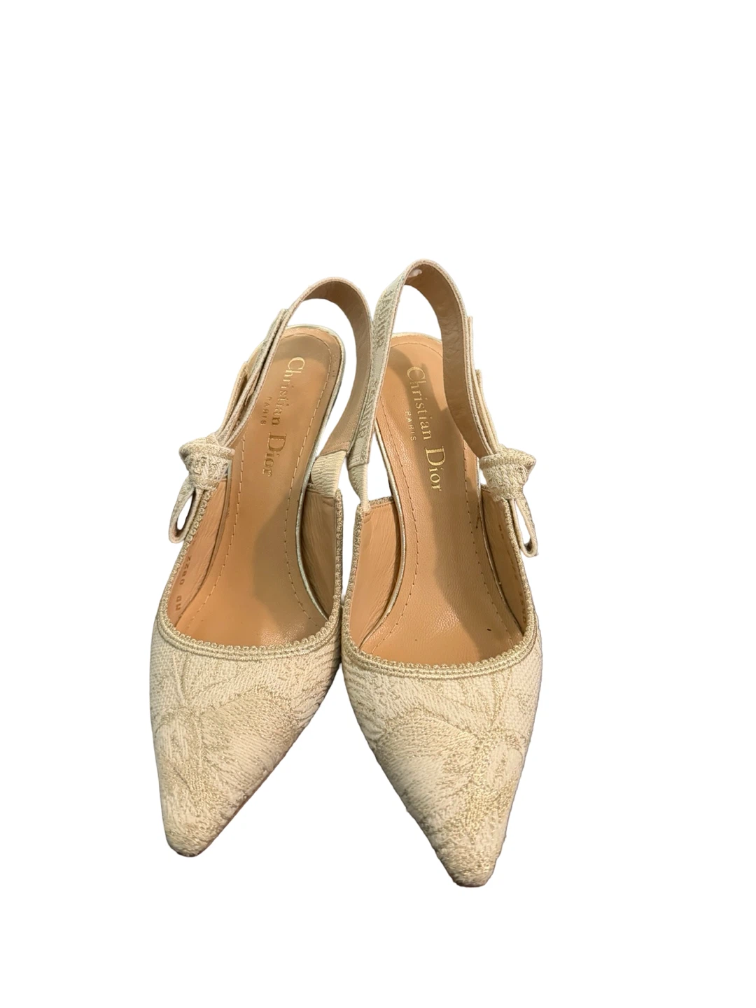 Christian Dior Slingback Heels Size 35.5 - photo 2