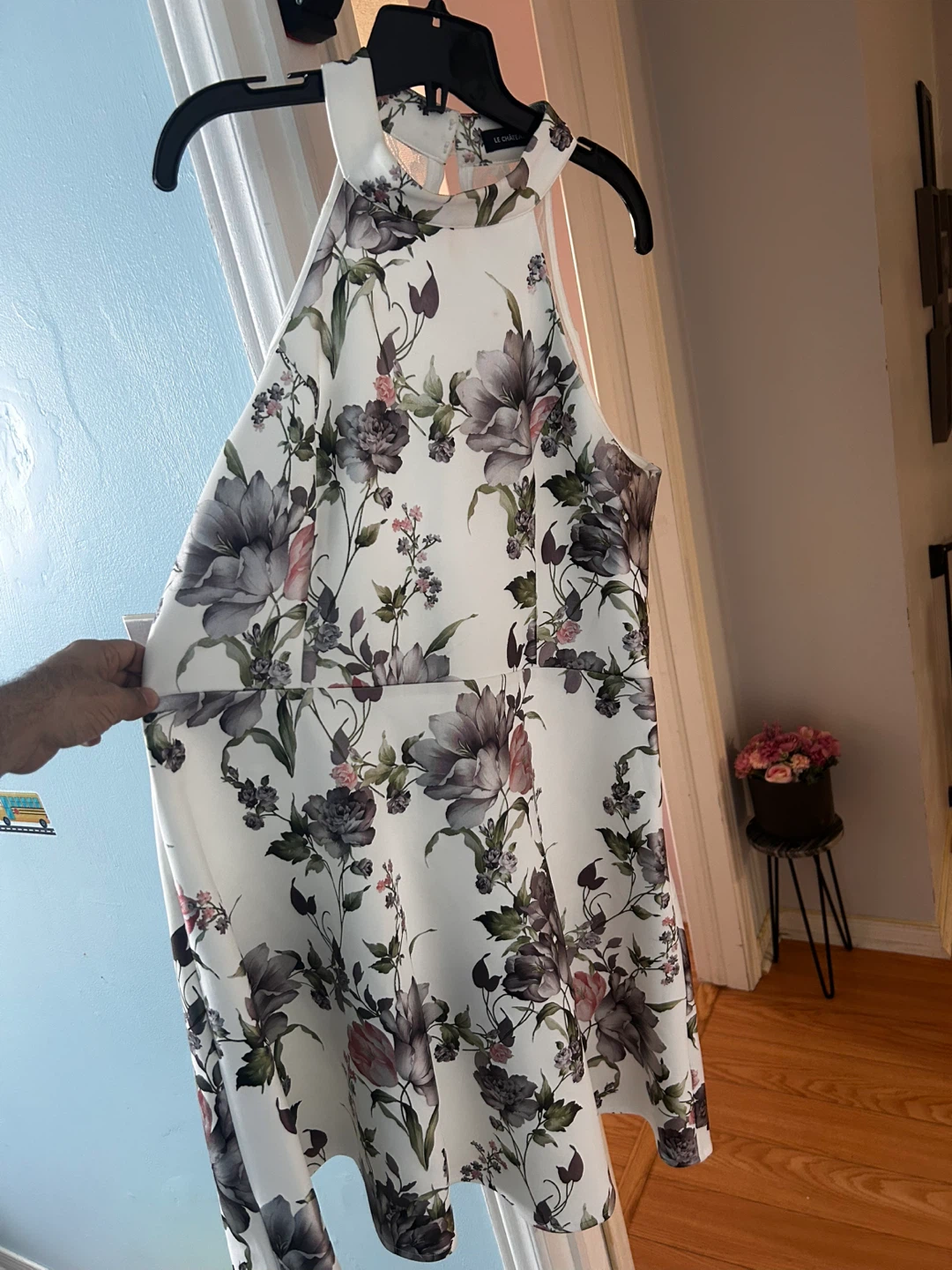 Le Château Floral Halter Neck Dress
