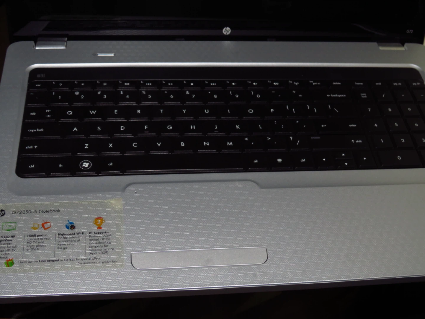 HP G72-220US Notebook Laptop - photo 3