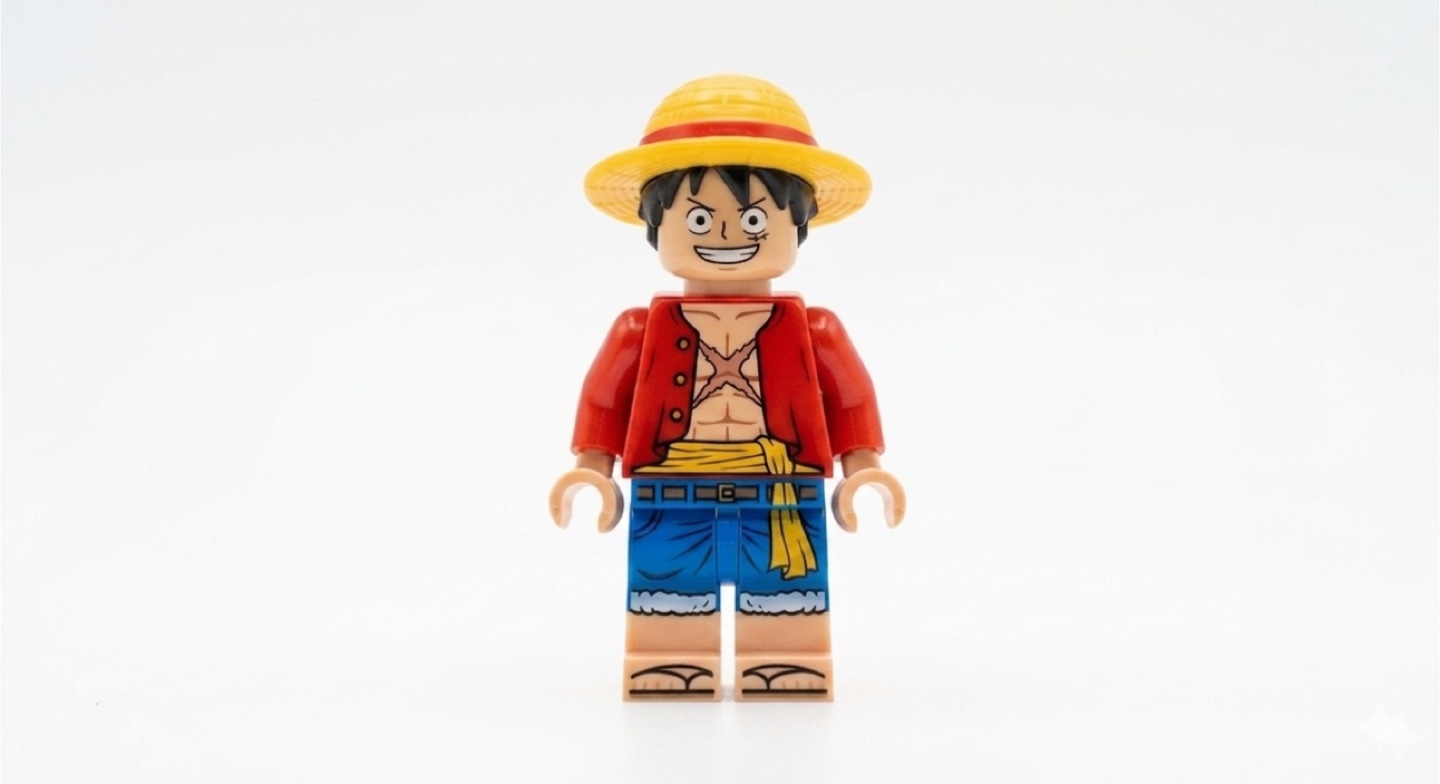 One Piece Monkey D. Luffy Lego