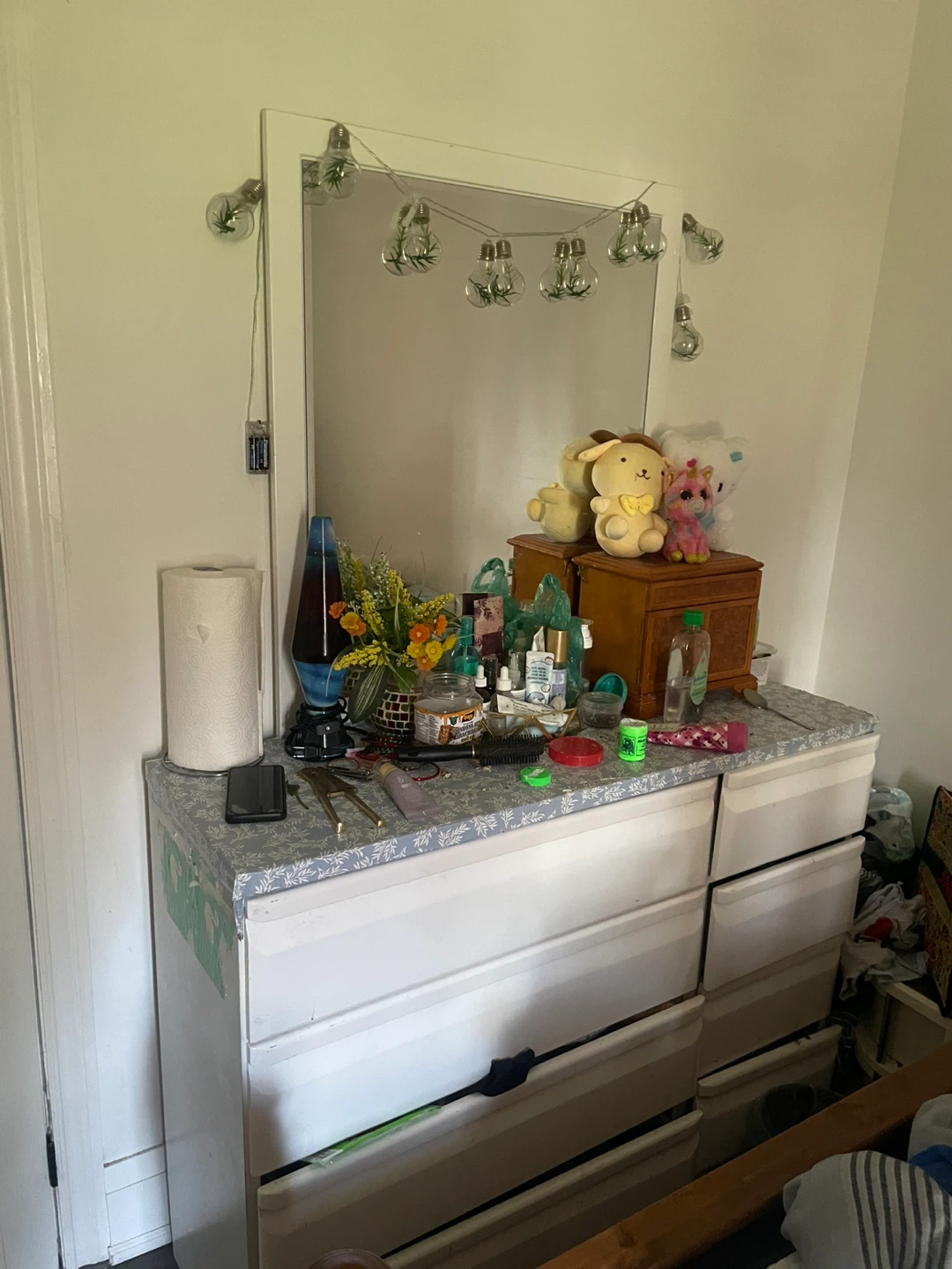 White Dresser with Mirror - photo 2