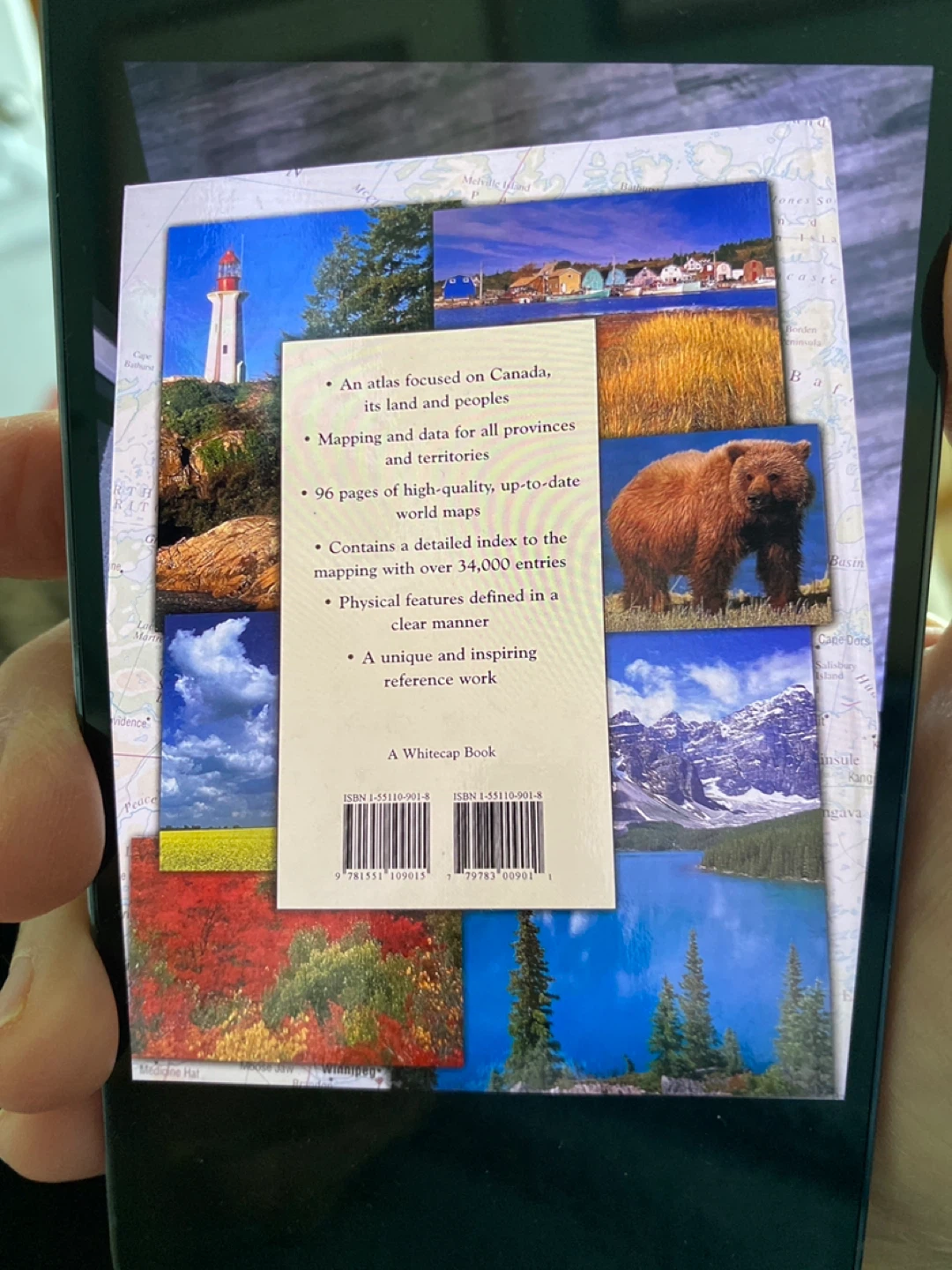 The Atlas of Canada and the World in hard cover - photo 2