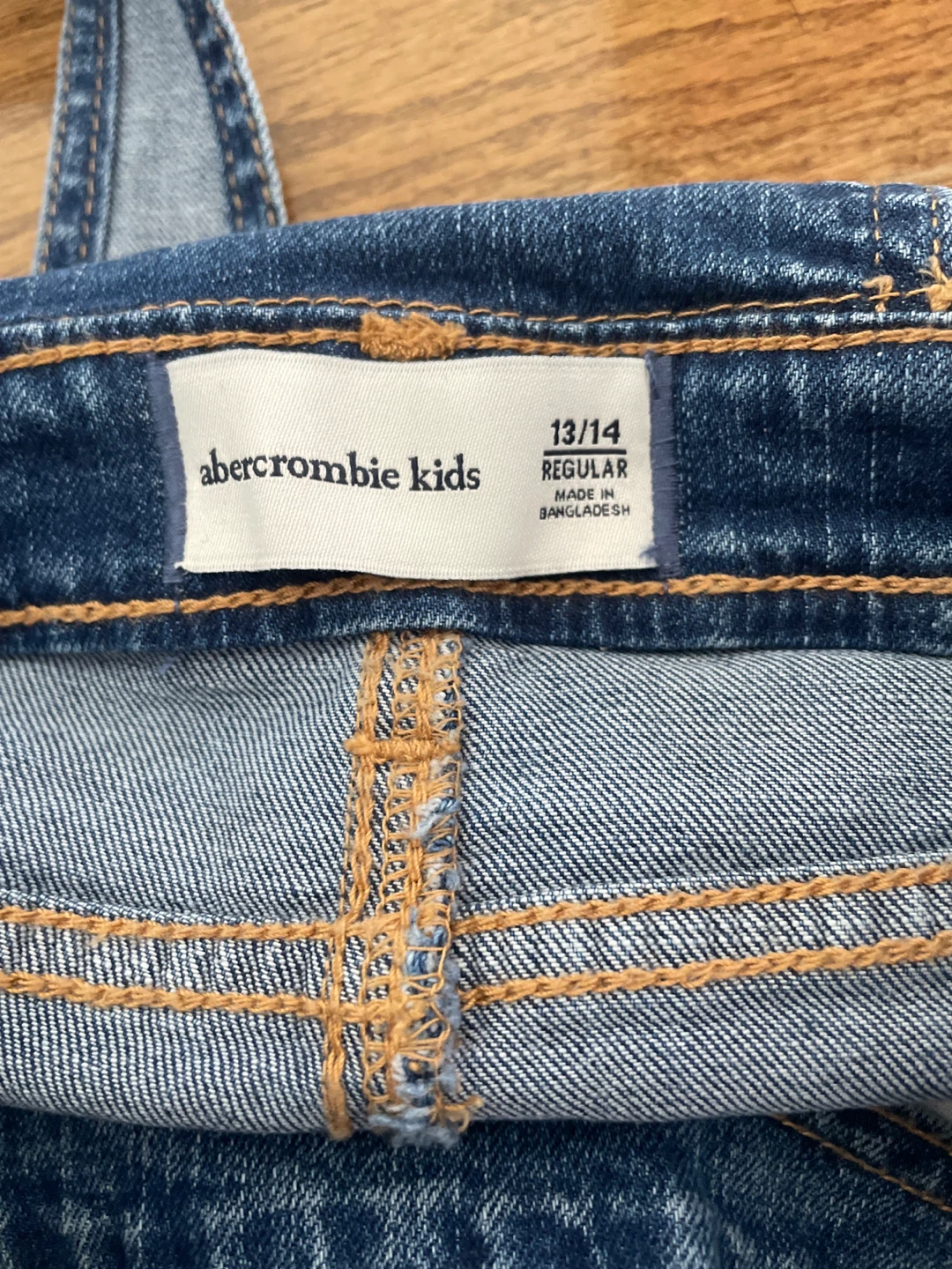 Abercrombie Kids Denim Short Overalls Size 13/14 - photo 2