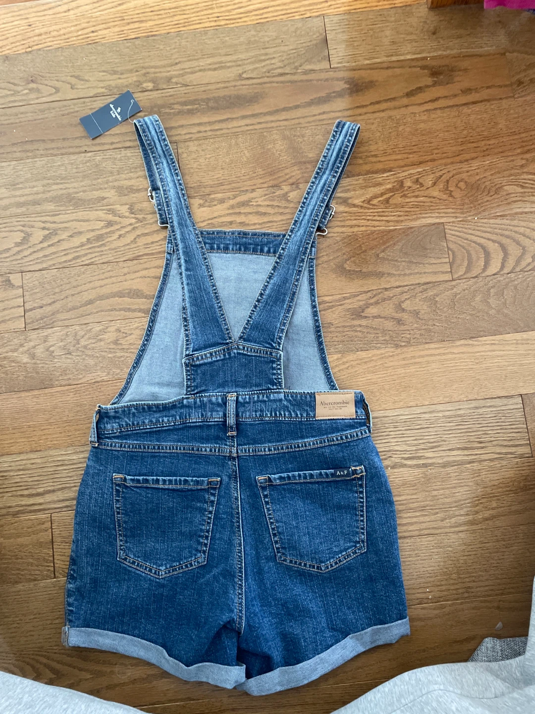 Abercrombie Kids Denim Short Overalls Size 13/14 - photo 3