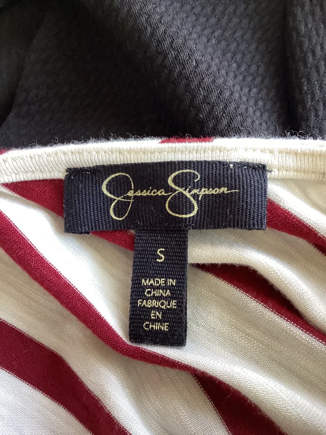 JESSICA SIMPSON STRIPED TOP - photo 3