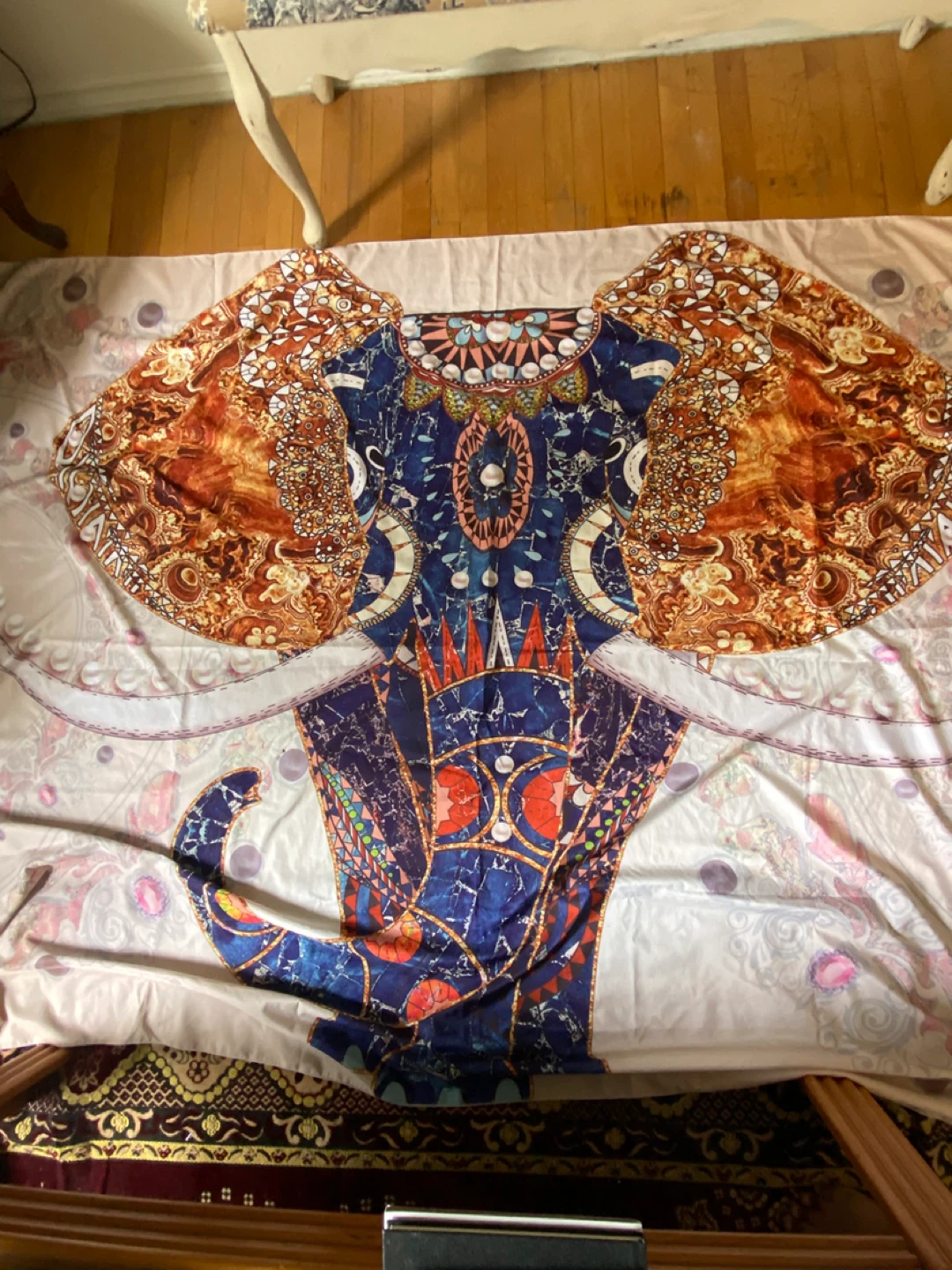 Bohemian Elephant Print tapestry